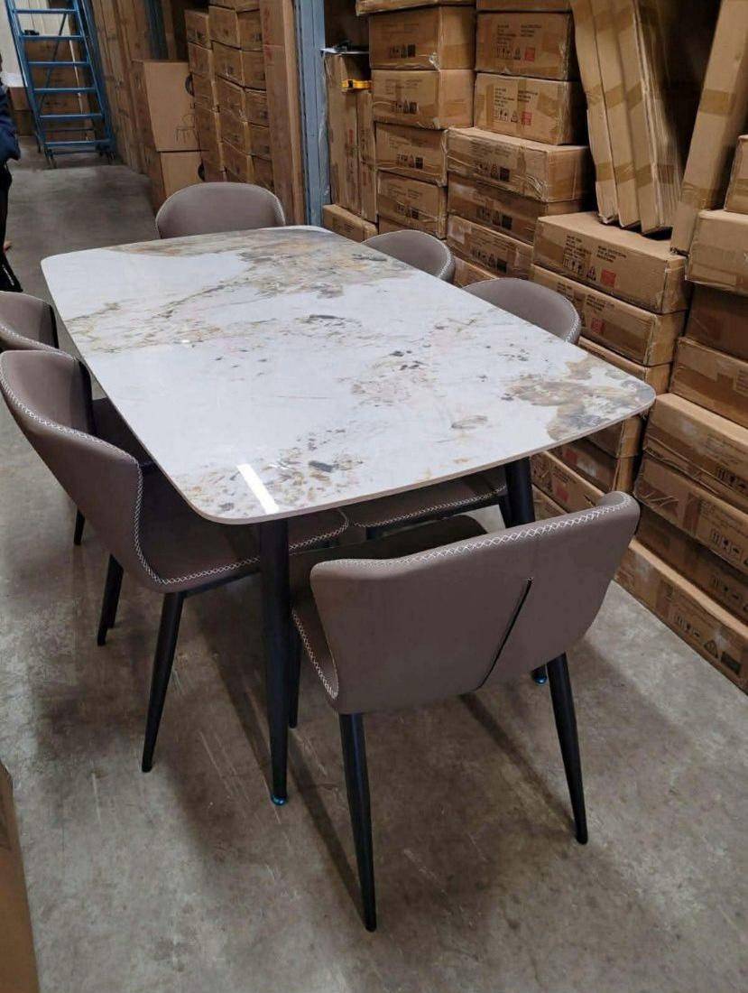 MDF Marble Replica Dining Set - photo 2