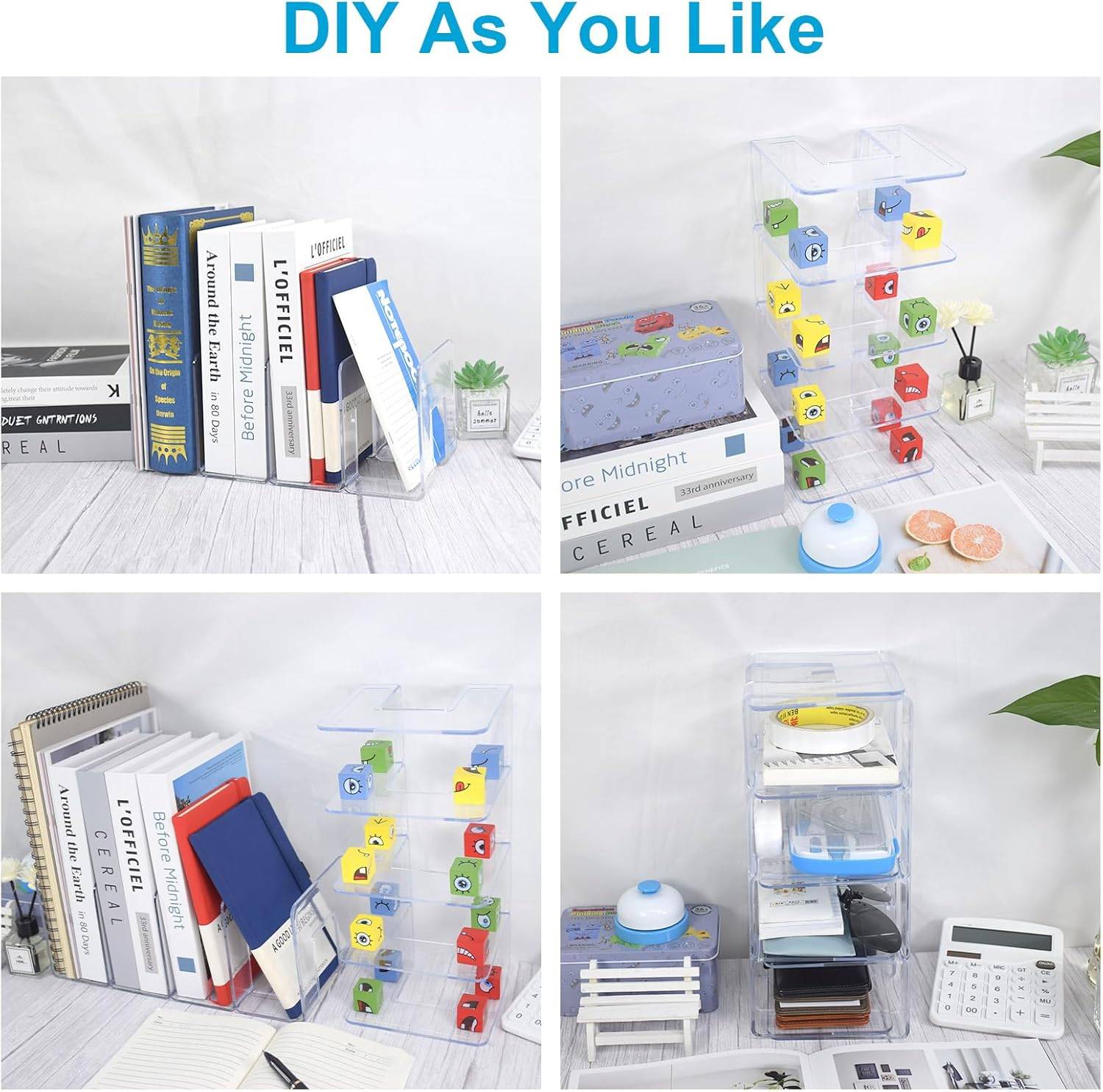 Clear Acrylic Purse/Book Dividers - Like New! - photo 4