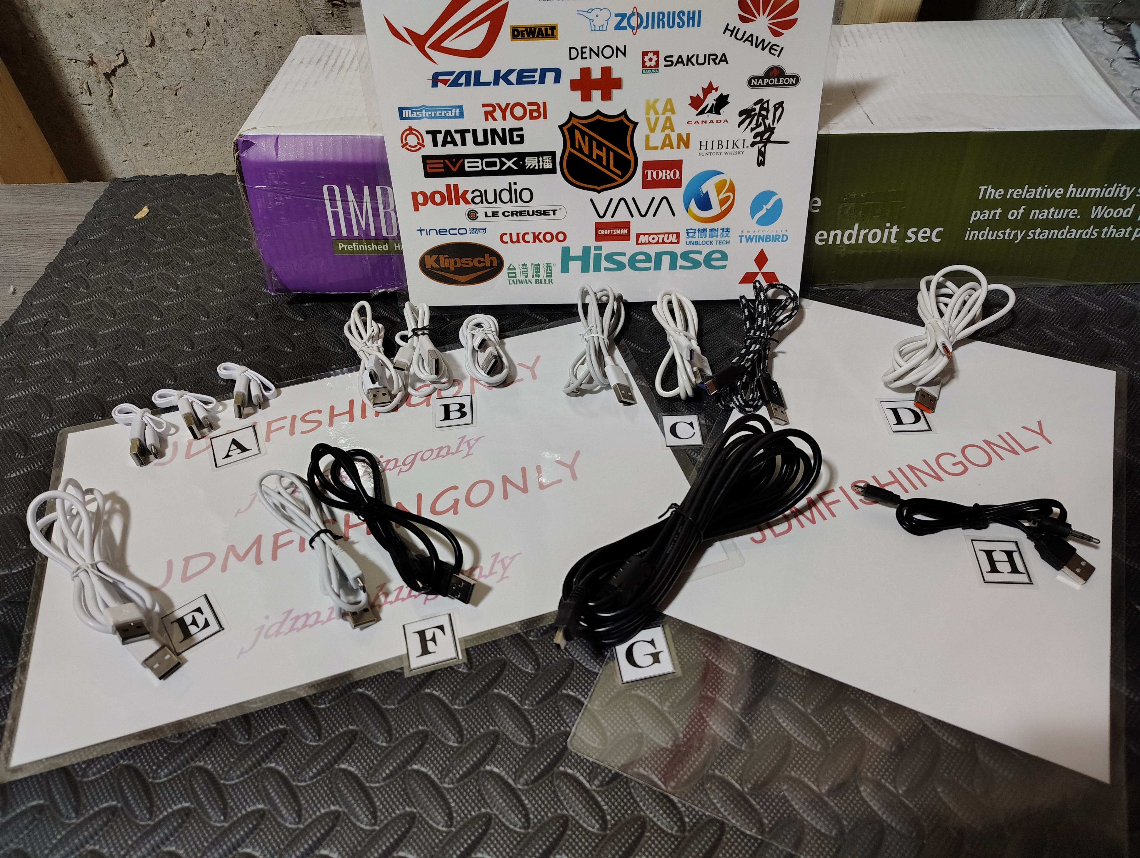 Various Priced MINT Assorted USB Charging Cables