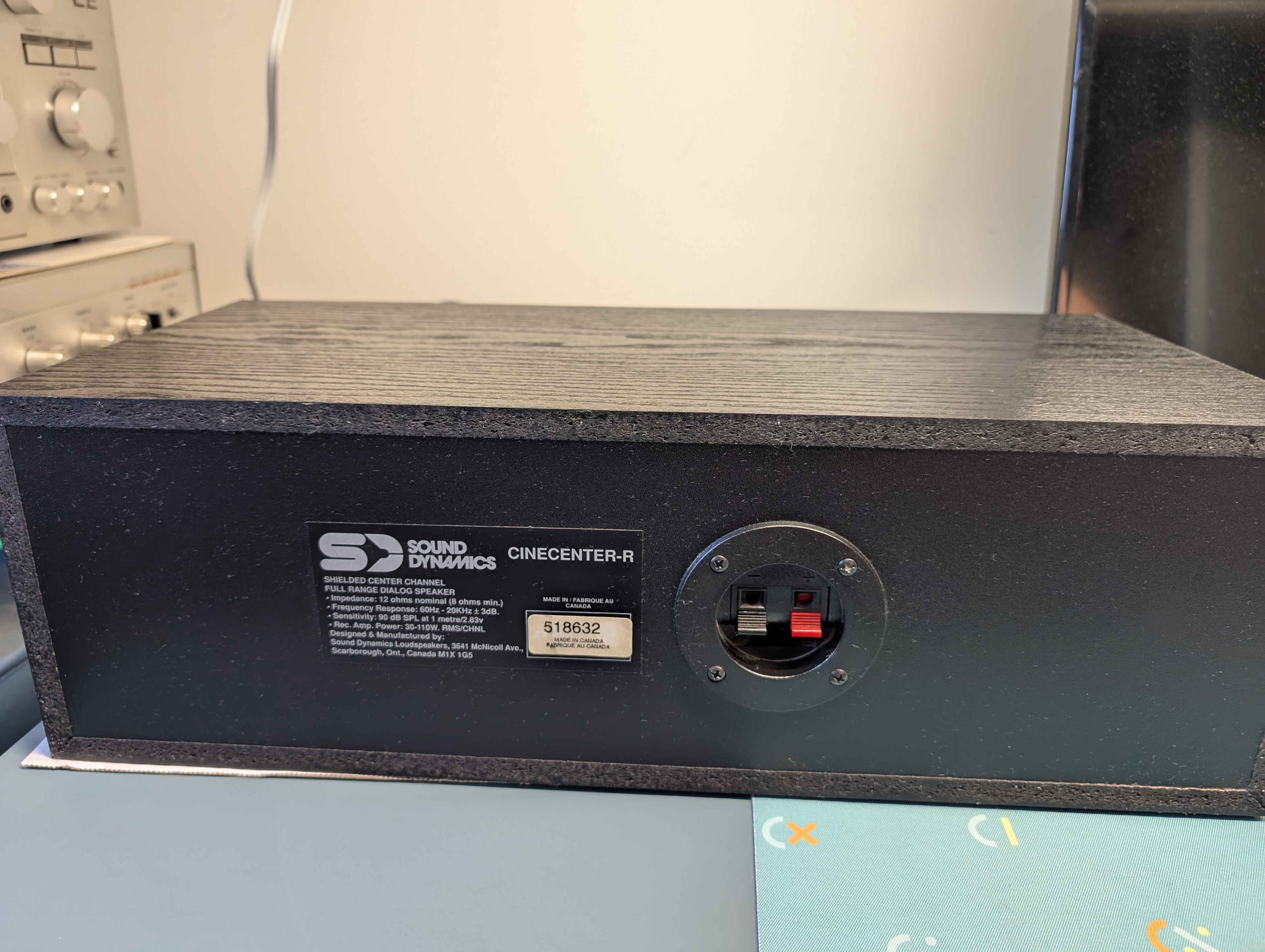 Sound Dynamics - vintage center speaker (Made in Canada) - photo 5