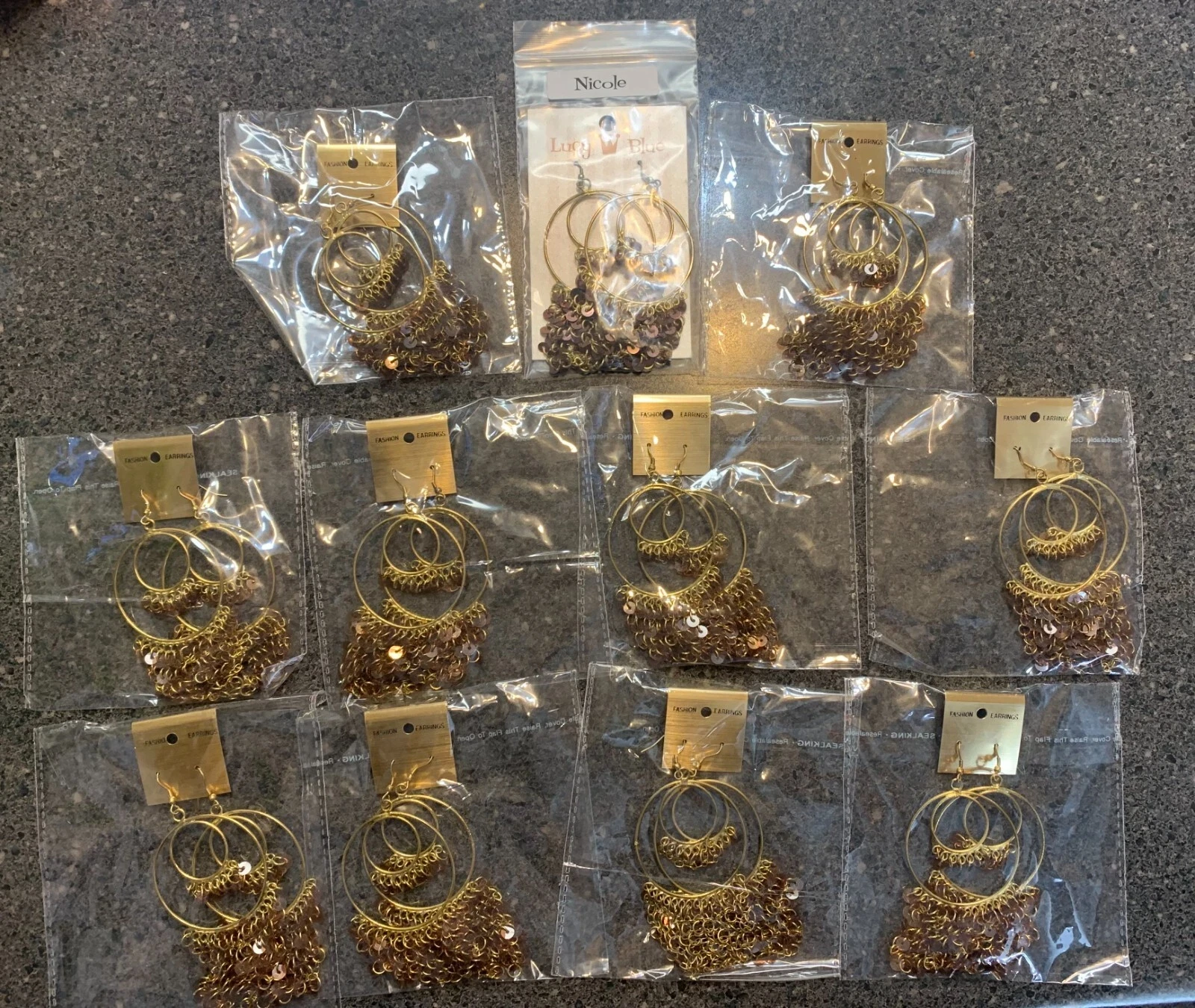 11 New Pairs of Dangle, Beaded, Hook Earrings - photo 3