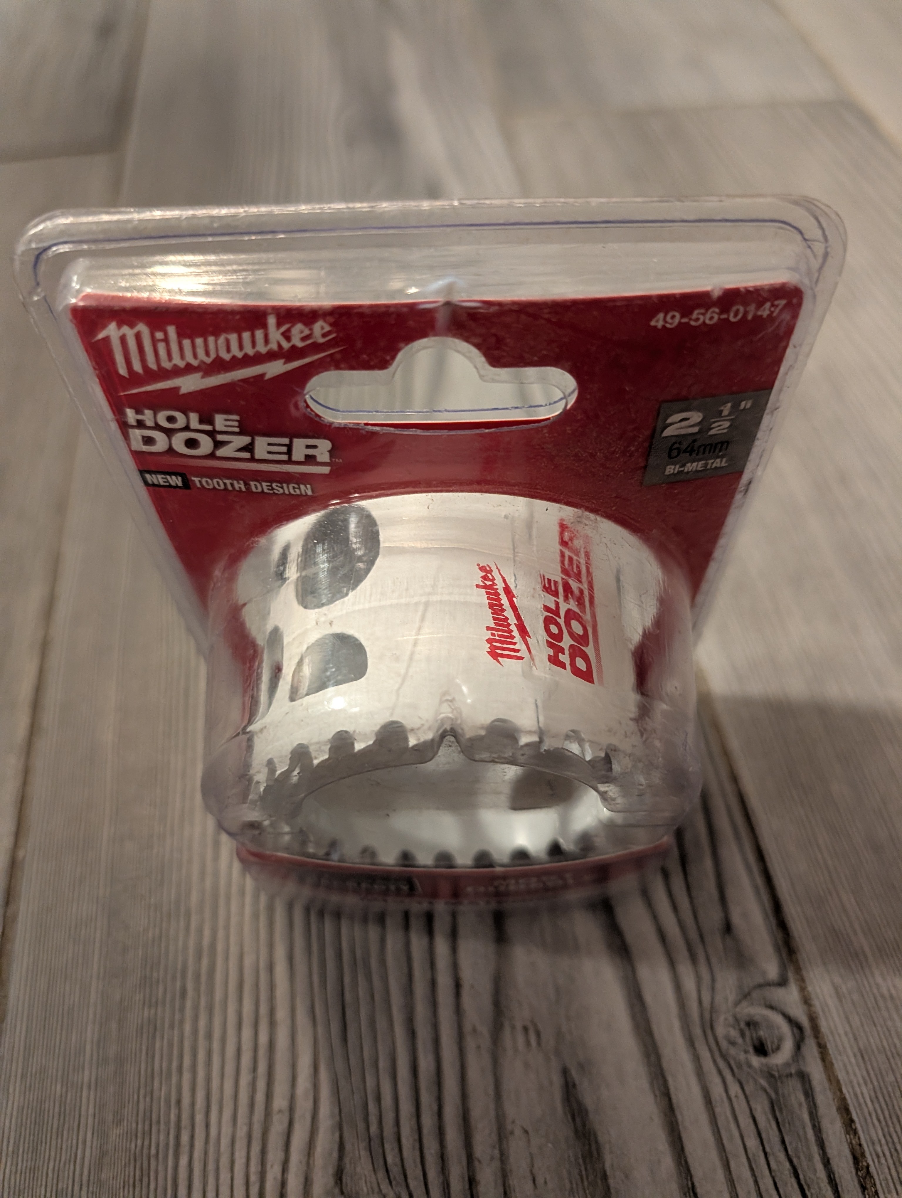 New Milwaukee Hole Dozer 2 1/2" Hole Saw