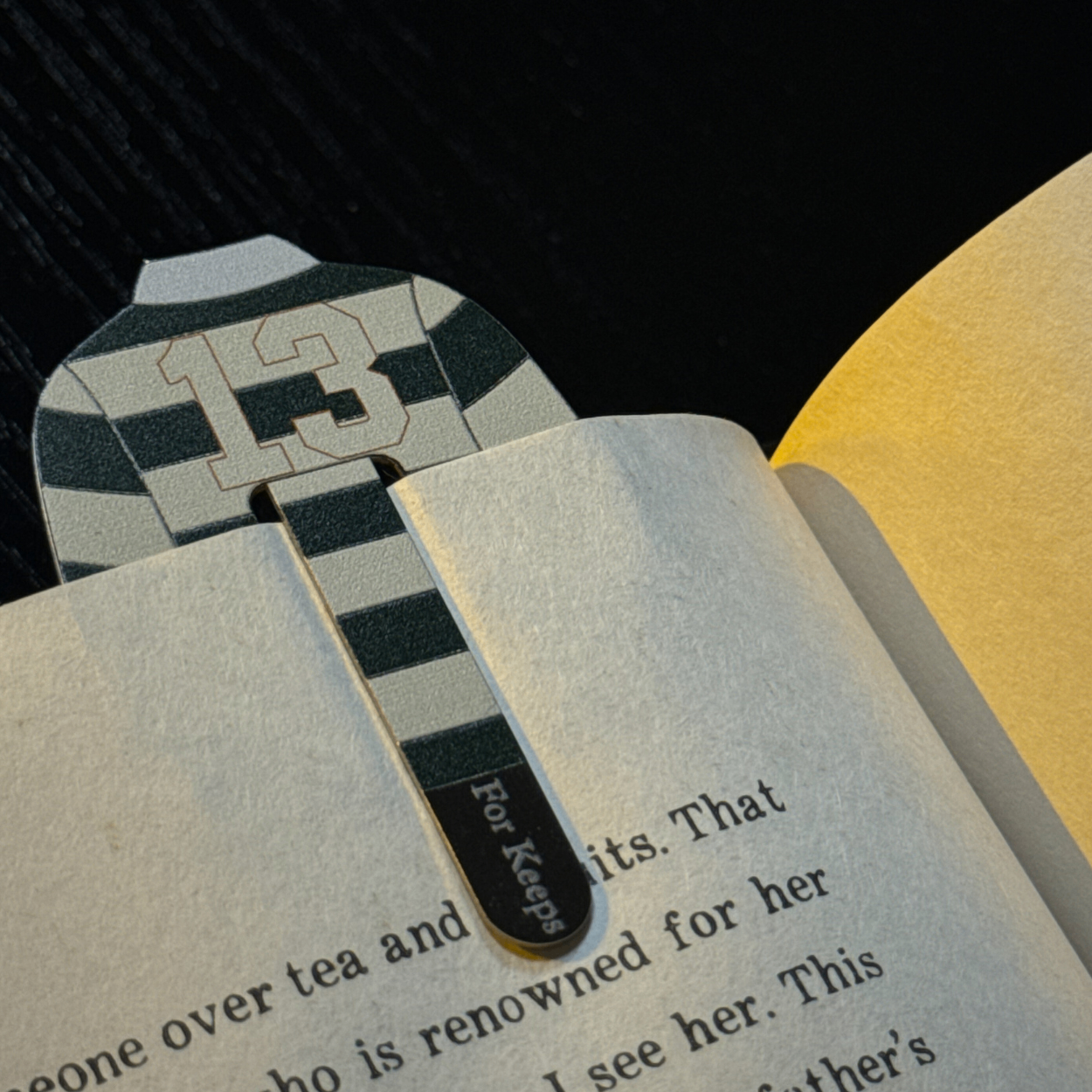 Boys of Tommen Rugby Jersey Metal Bookmark | Johnny Kavanagh 13