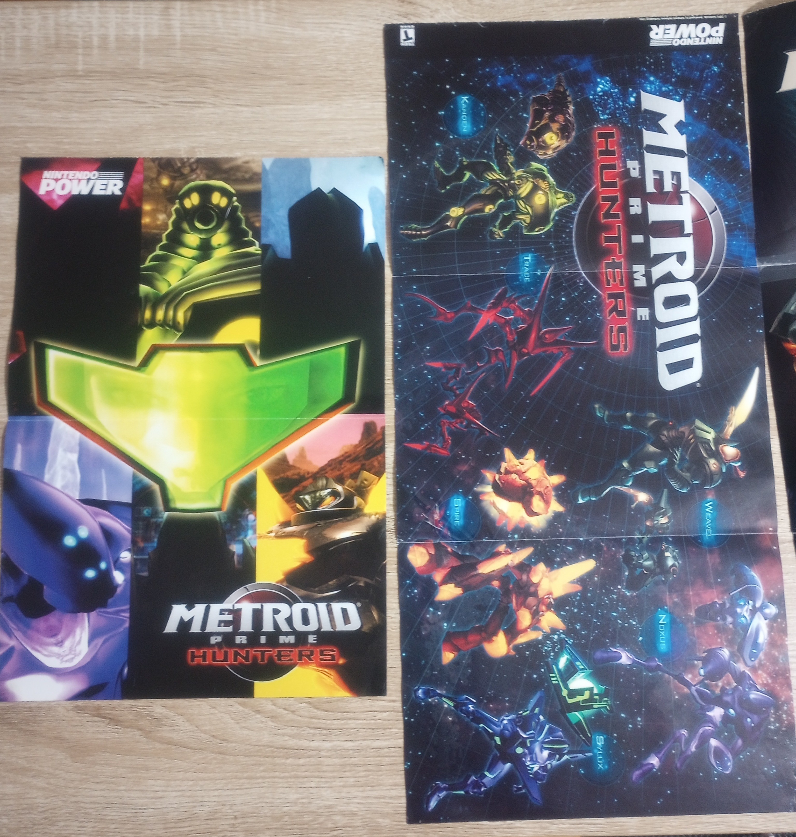 4 Nintendo Power Metroid Prime Posters - photo 3