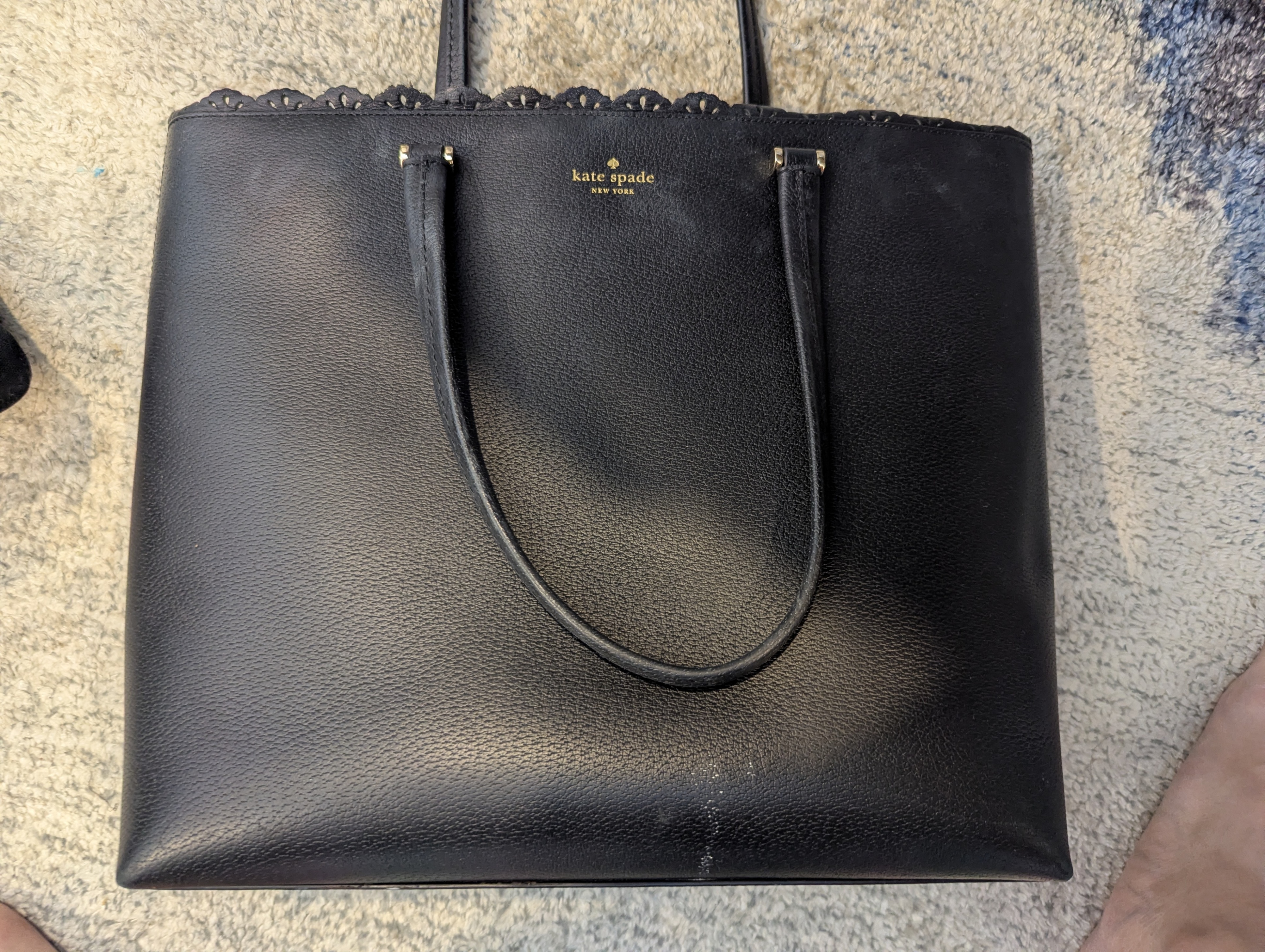 Kate Spade - Black Leather Tote - photo 2