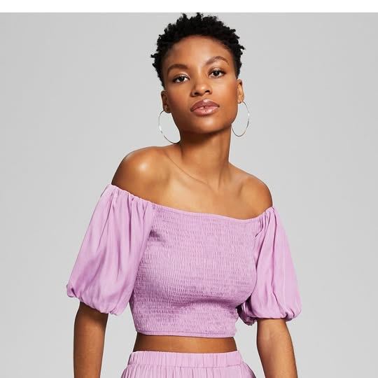 Brand New Women’s Smocked Puff Sleeve Top (Small) - photo 2
