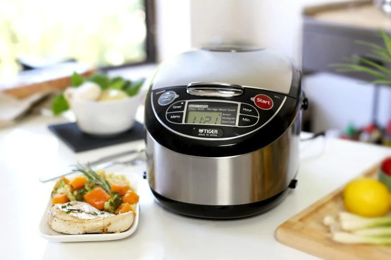 🥕 Tiger 5.5-cup 4-in-1 Rice Cooker w/Delay Cook & Keep Warm