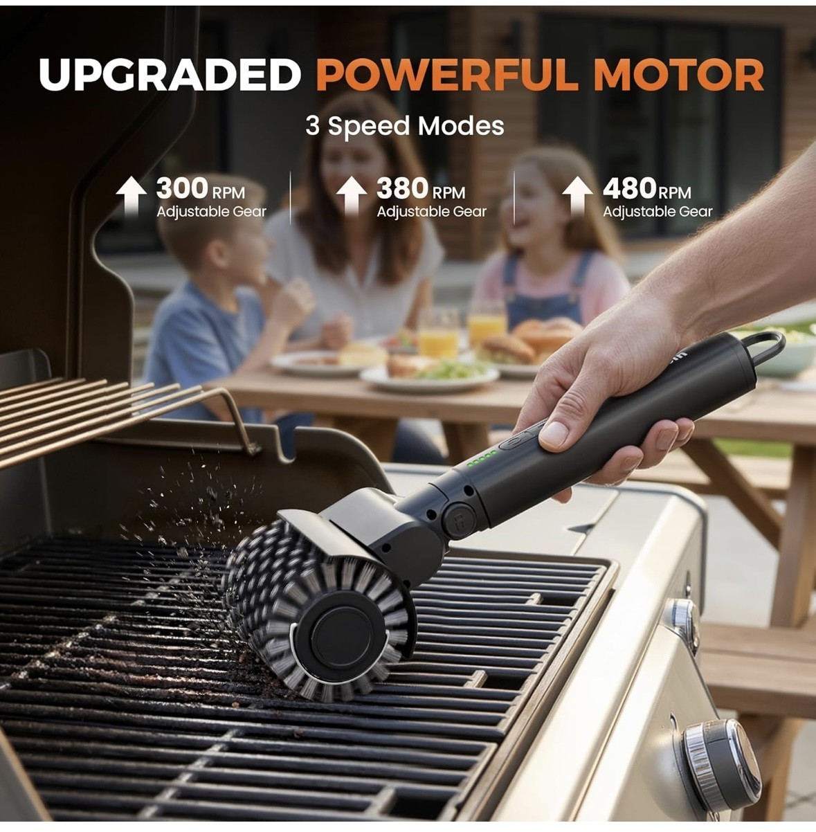 Electric Grill Cleaner Brush for BBQ - photo 2