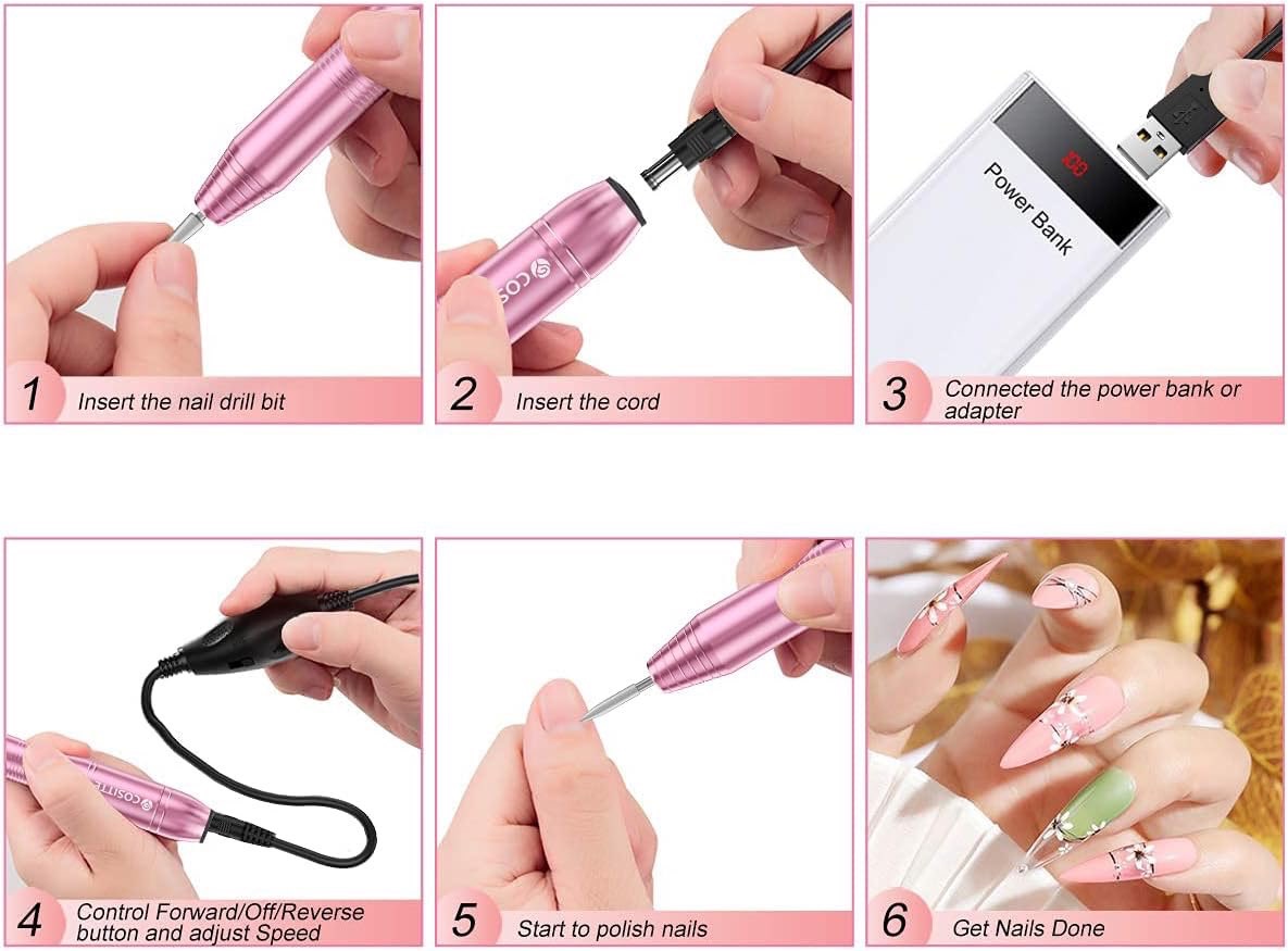 Cositte Nail Drill with Sanding Bands - photo 4