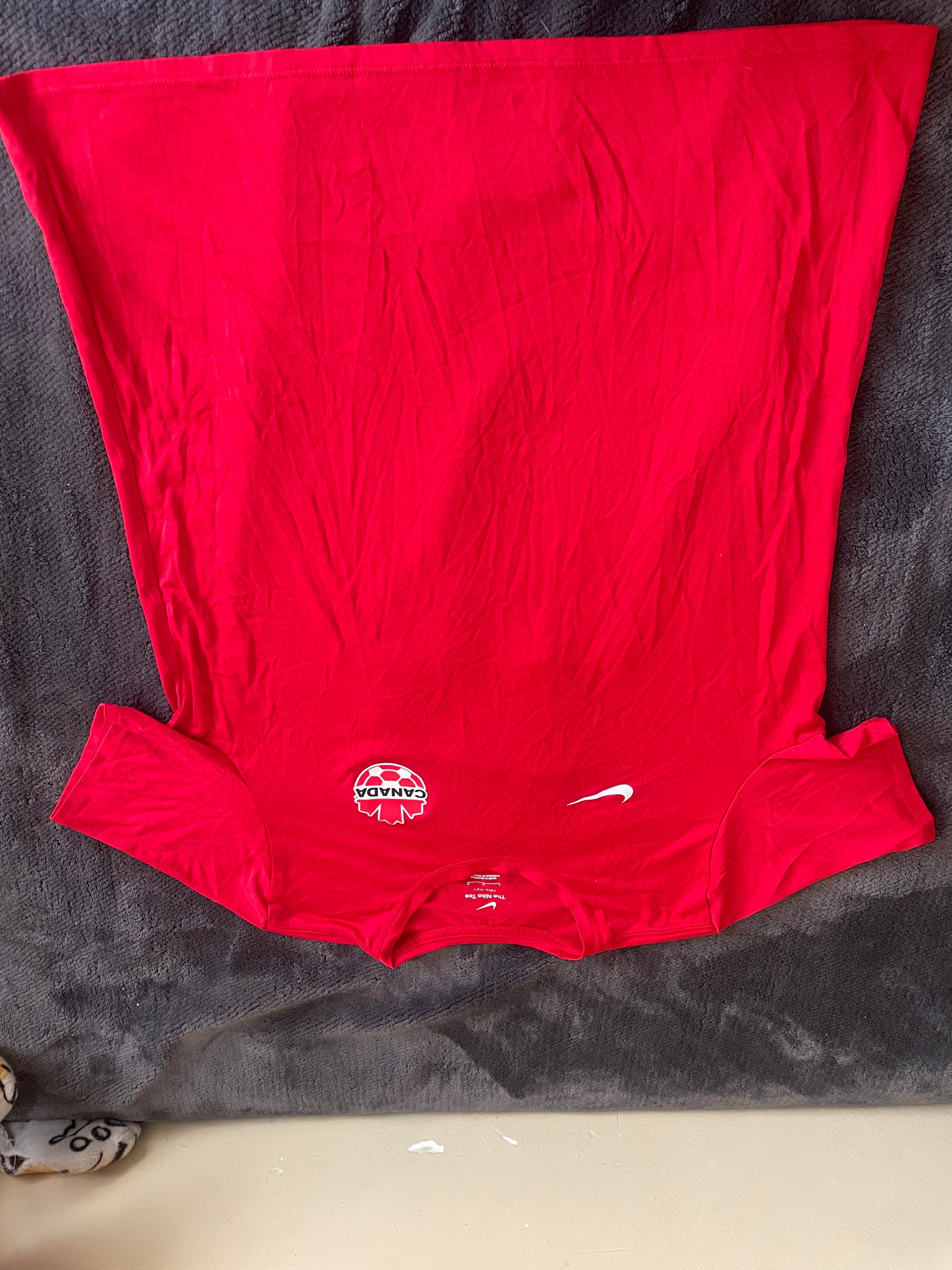 Nike Canada Soccer Dri-Fit Training Shirt –(Davies 19) – Size L