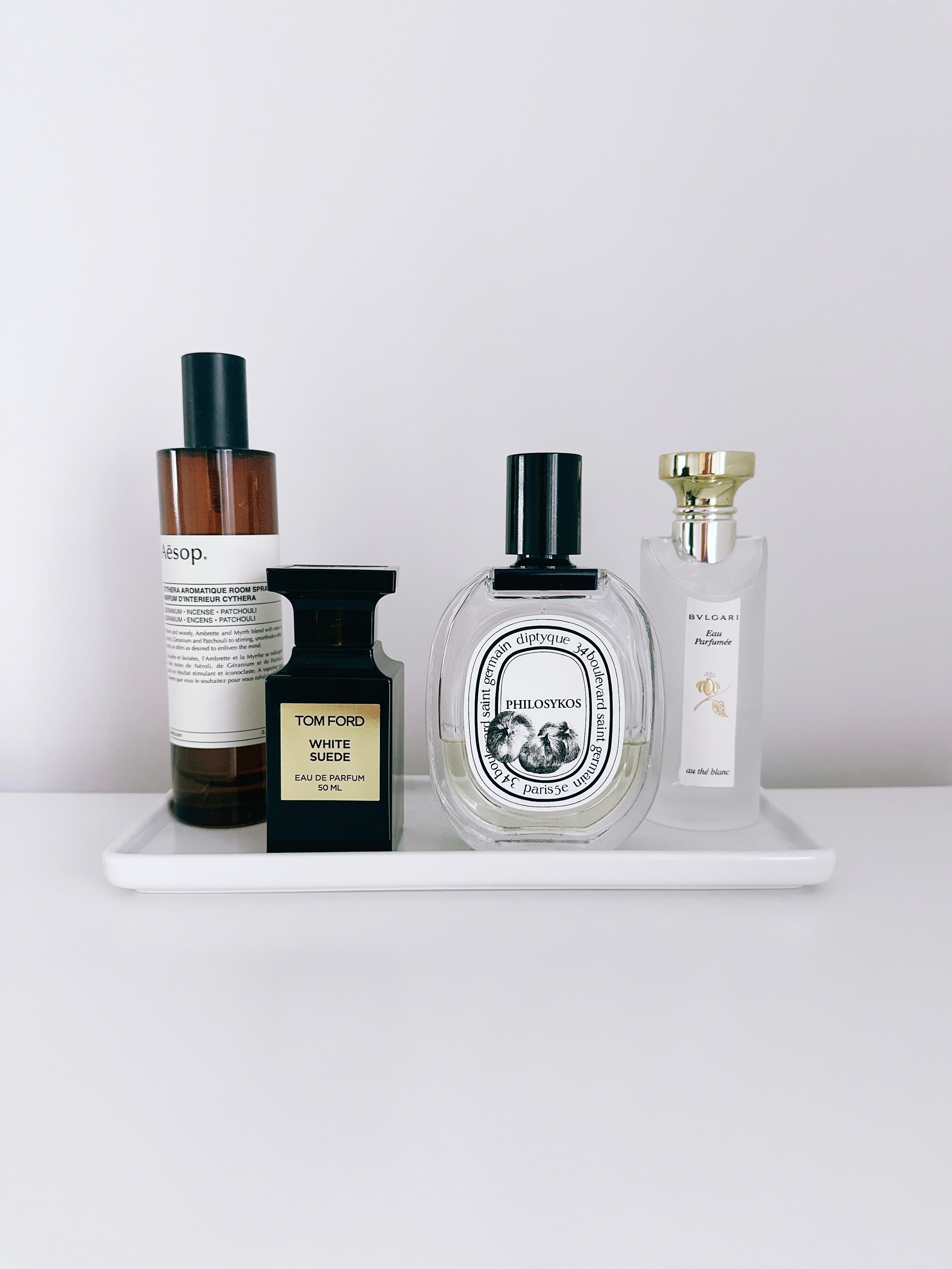 Muji White Porcelain Tray