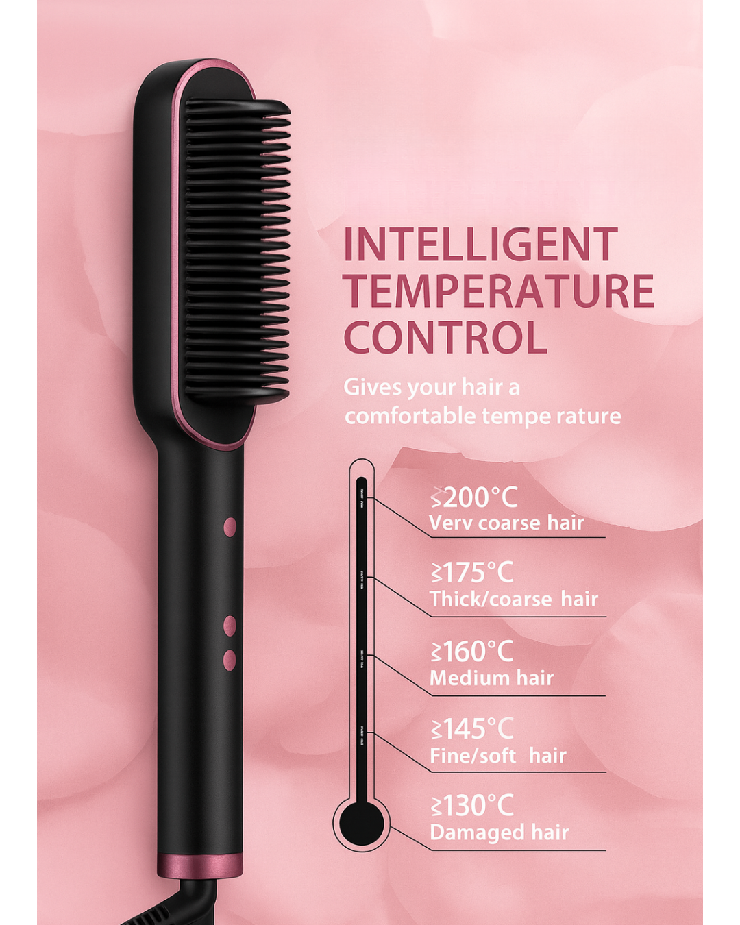 Brand New Fast Heating Hair Straightening Brush - photo 2