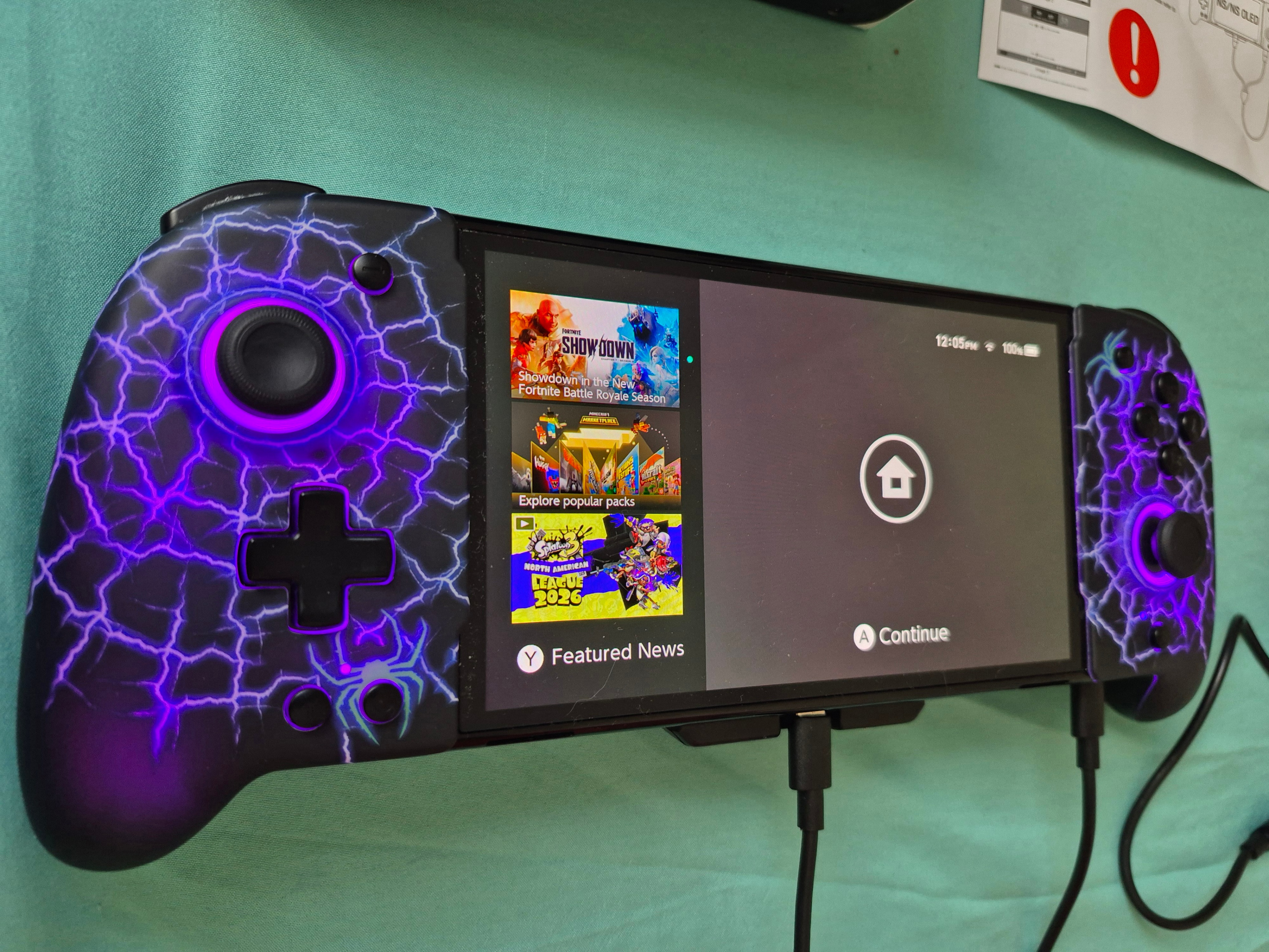 Nintendo Switch OLED + Color, Macro changeable controller