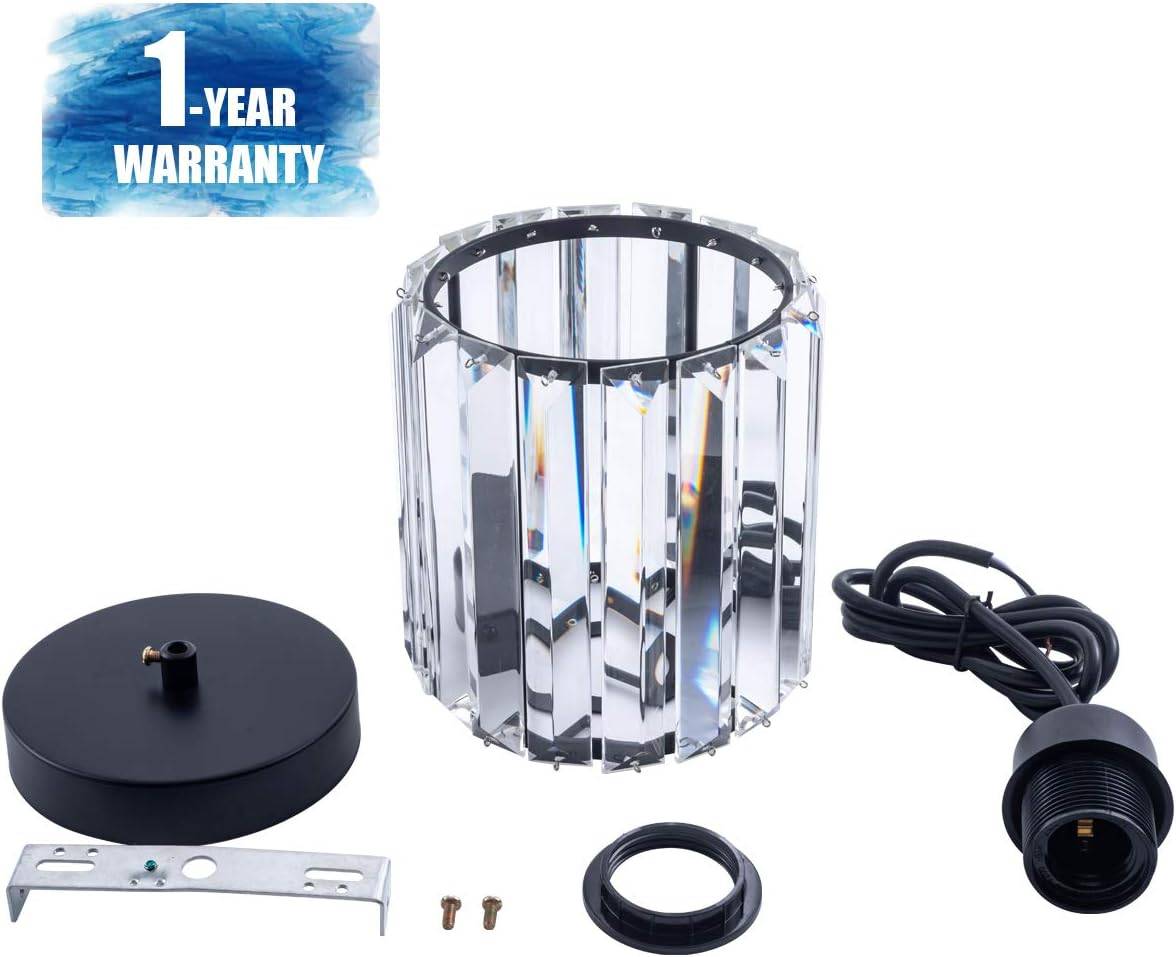 Mini Crystal Pendant Light - Matte Black Finish - photo 4