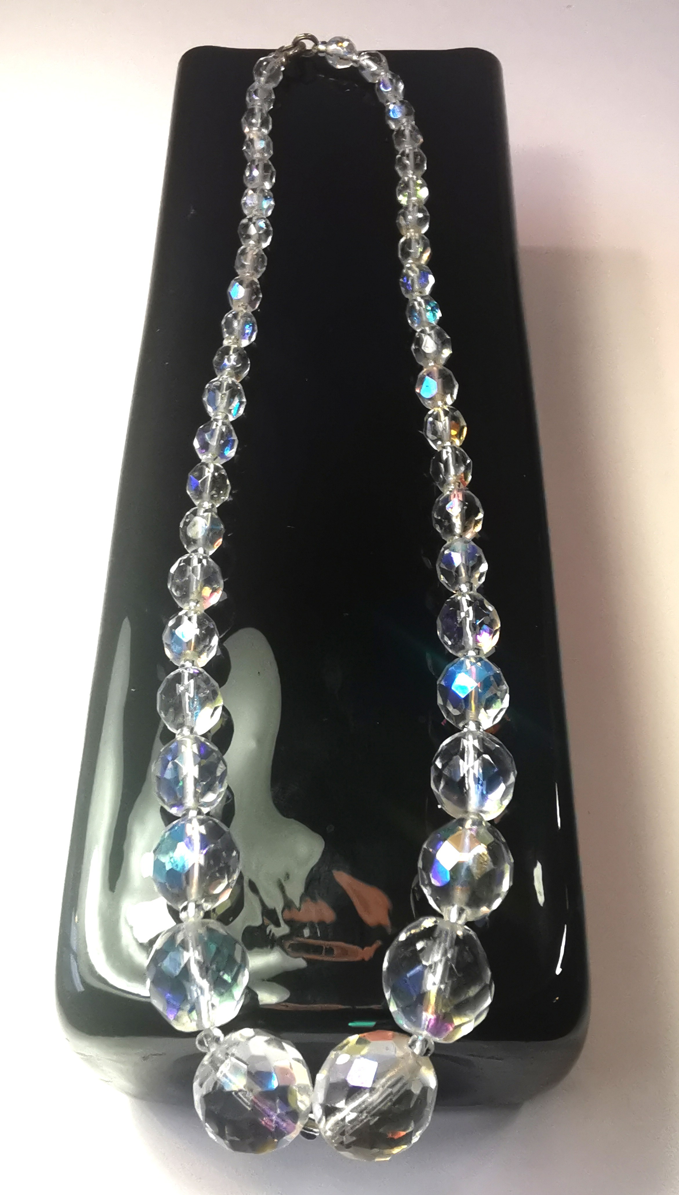 1950s Aurora Borealis Crystal Jewelry Austrian AB Glass Graduate - photo 4