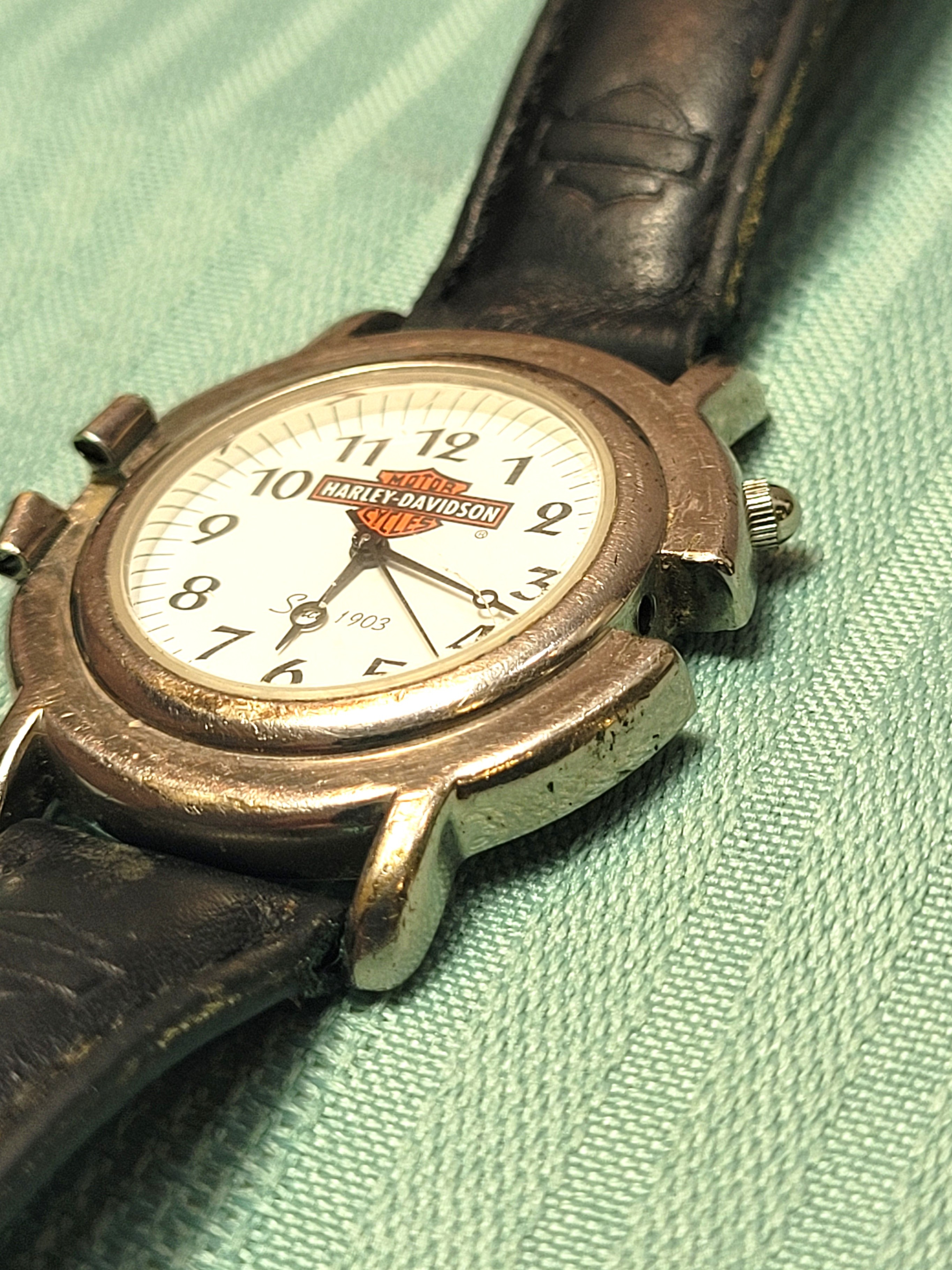 WORKING Vintage 1995 Harley-Davidson Watch 99643-95V - Japan - photo 2