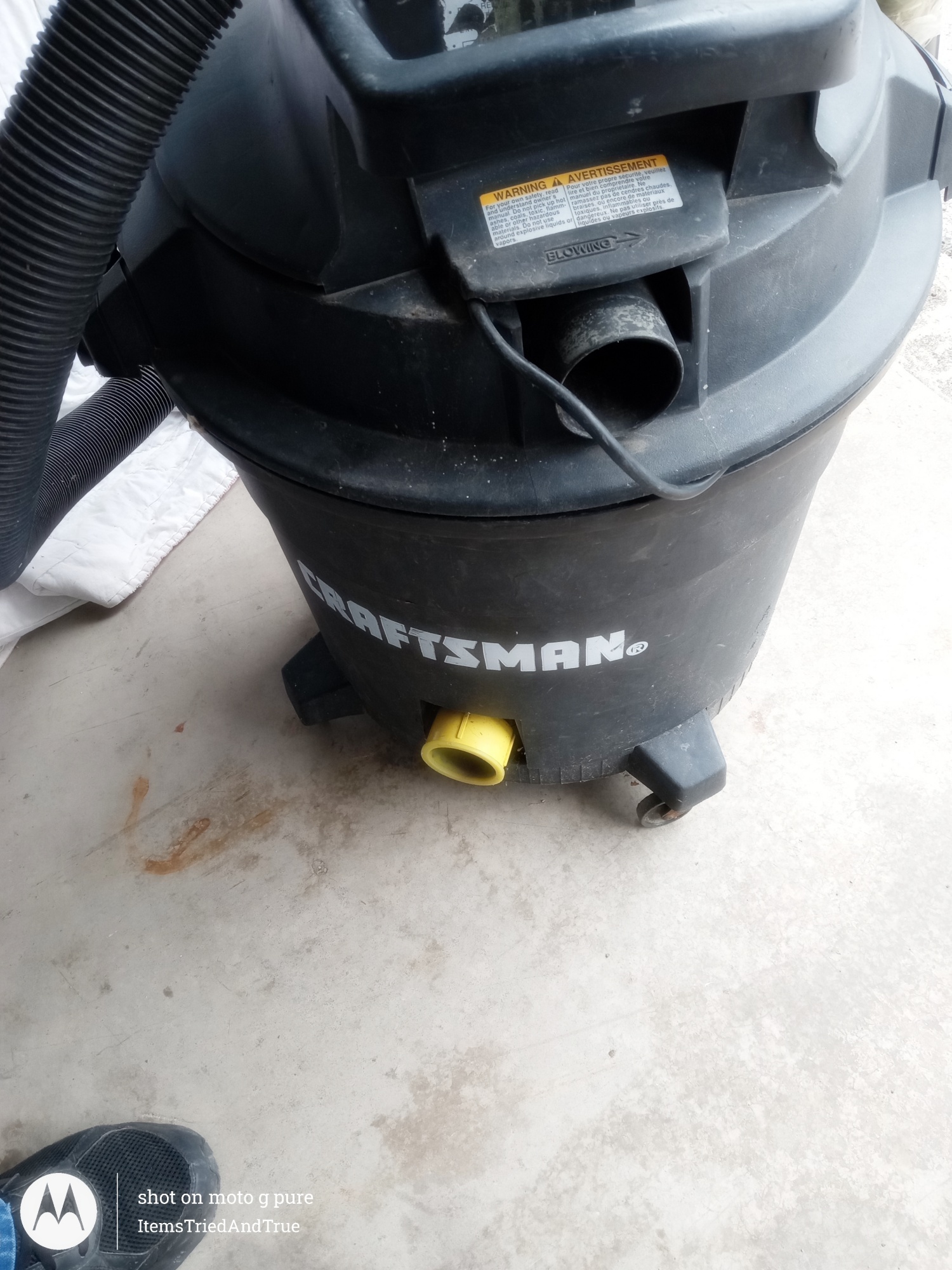 Craftsman 5.0 HP Wet/Dry Shop Vac – 13 Gallon - photo 5