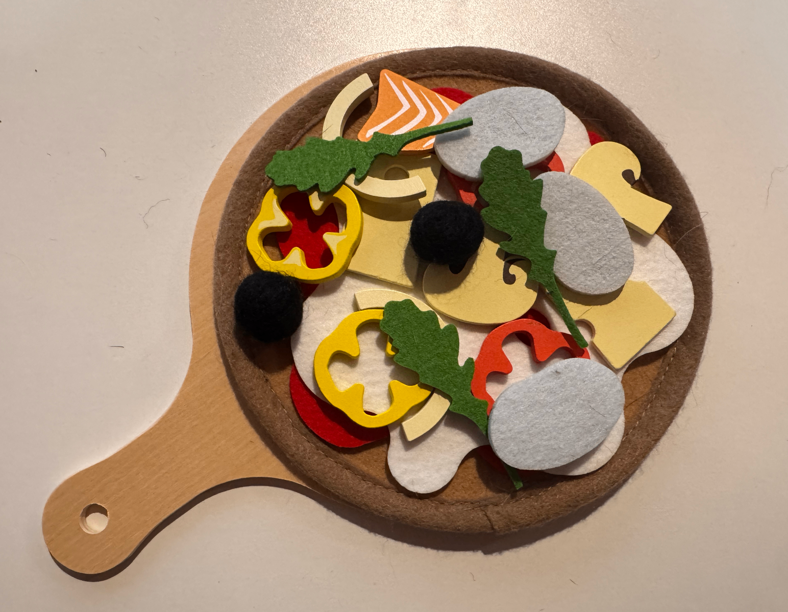 Wood & Felt Pizza Toy - photo 2