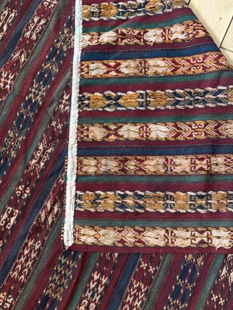 Central Asian Vintage Wool Handwoven Rug - photo 4