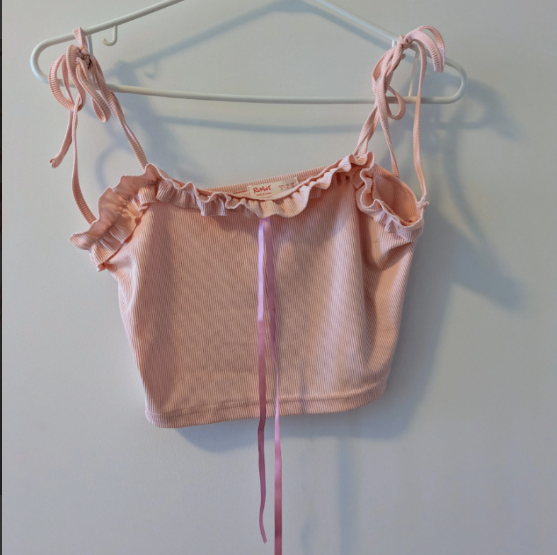 Frilly Crop Top - Size S