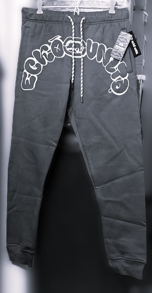New Authentic Ecko Unltd. Men's Script Joggers Charcoal Grey - photo 2