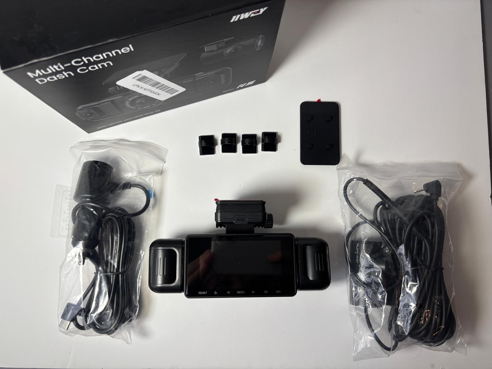NEW OPEN BOX 4 Channel Dash Cam 1080P + 128GB SD Card - photo 2
