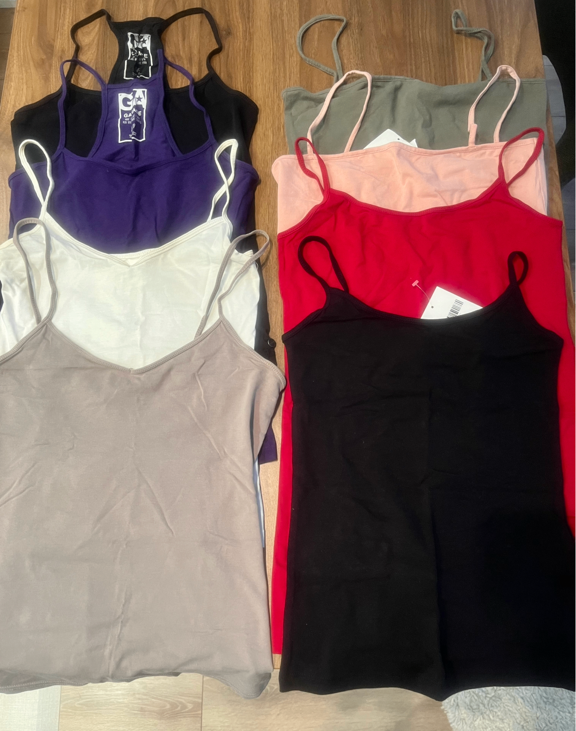 Assorted Women's Spaghetti Strap Tank Tops