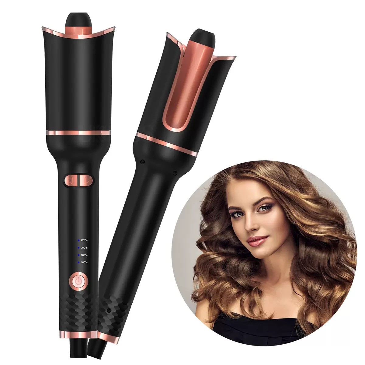 Automatic rotating curling iron