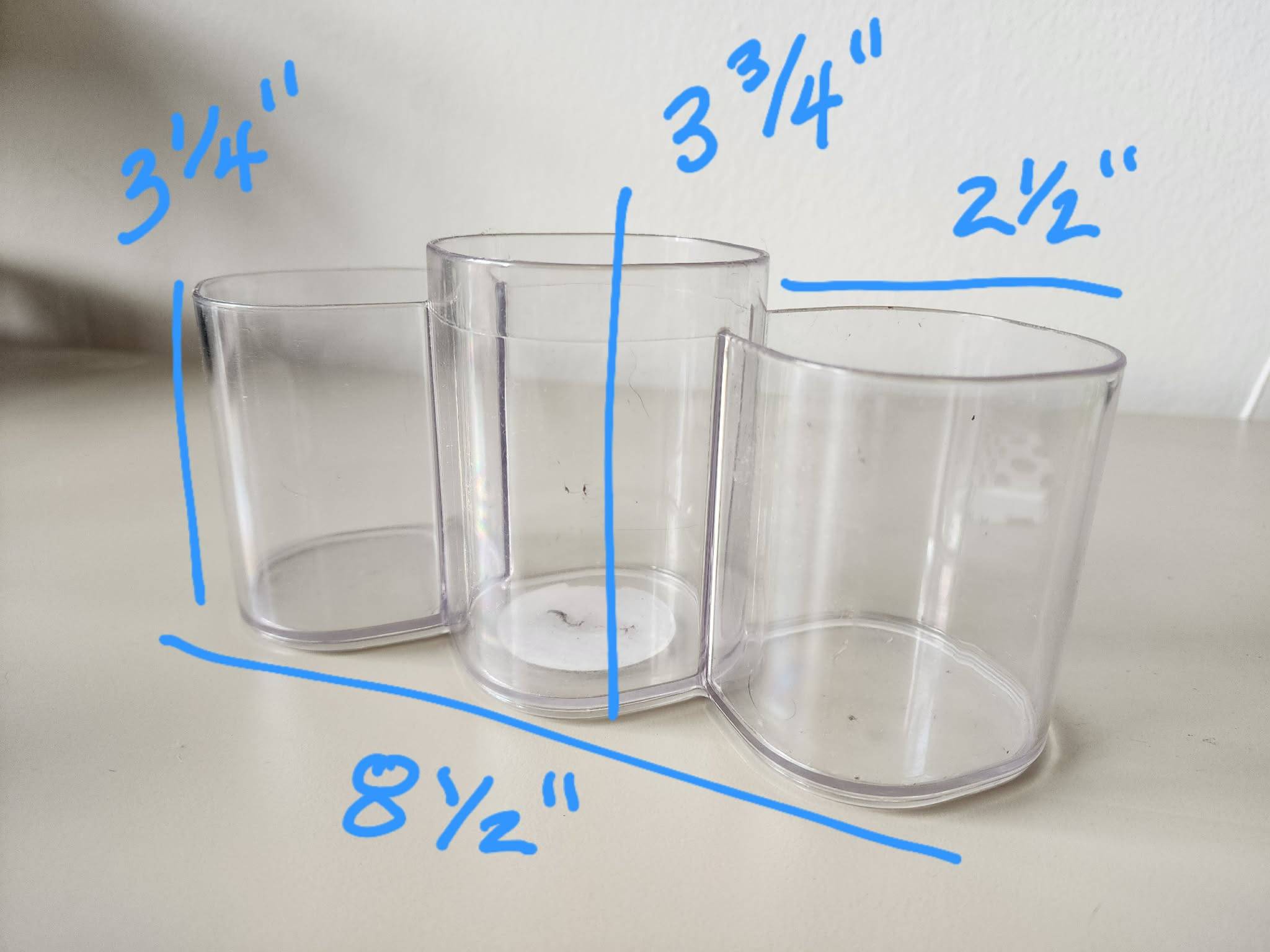 6 Assorted Clear Plastic Organizers & Containers - photo 5