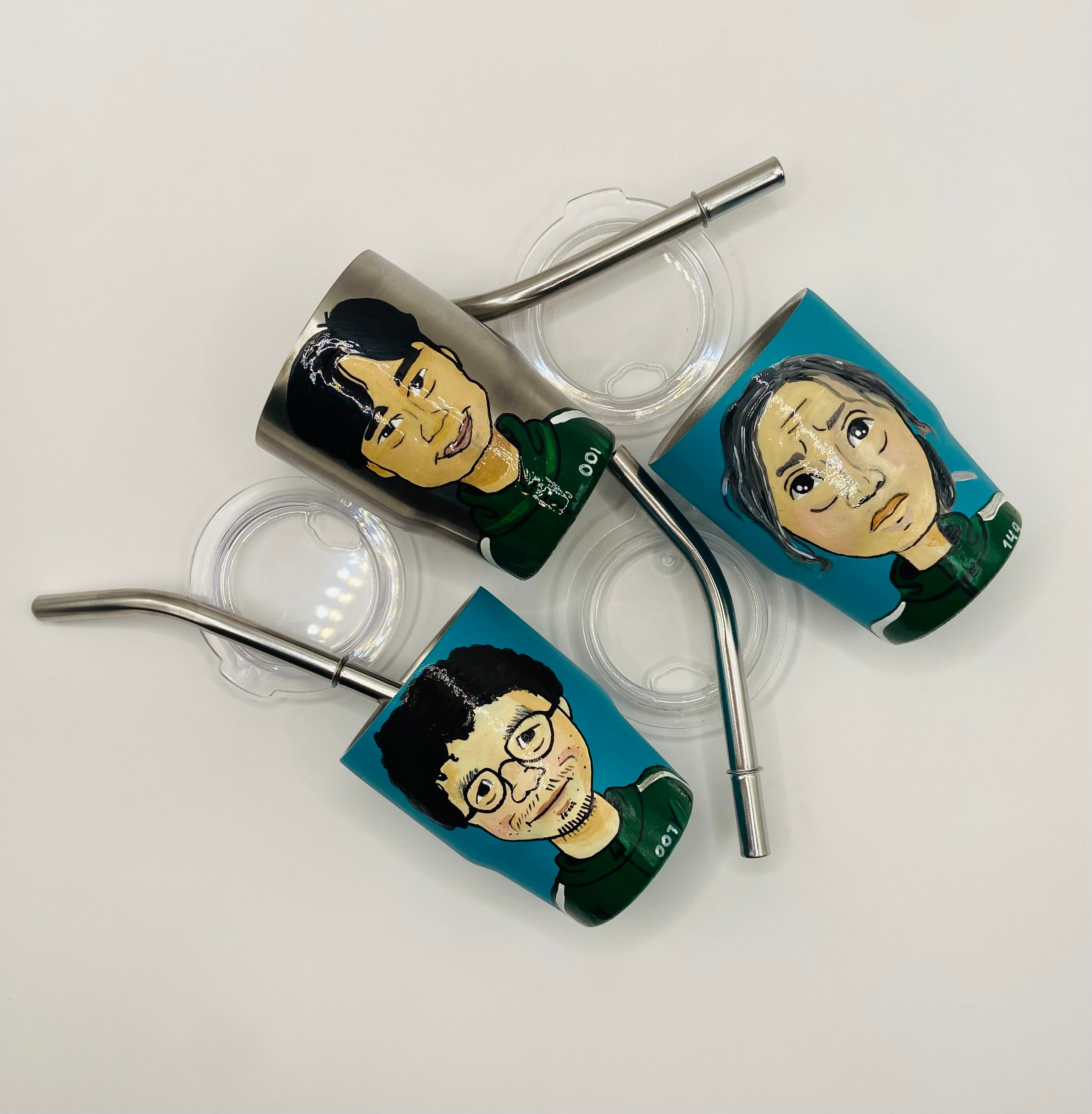 Hand Painted Squid Game Mini Tumblers - Sold separately - photo 2