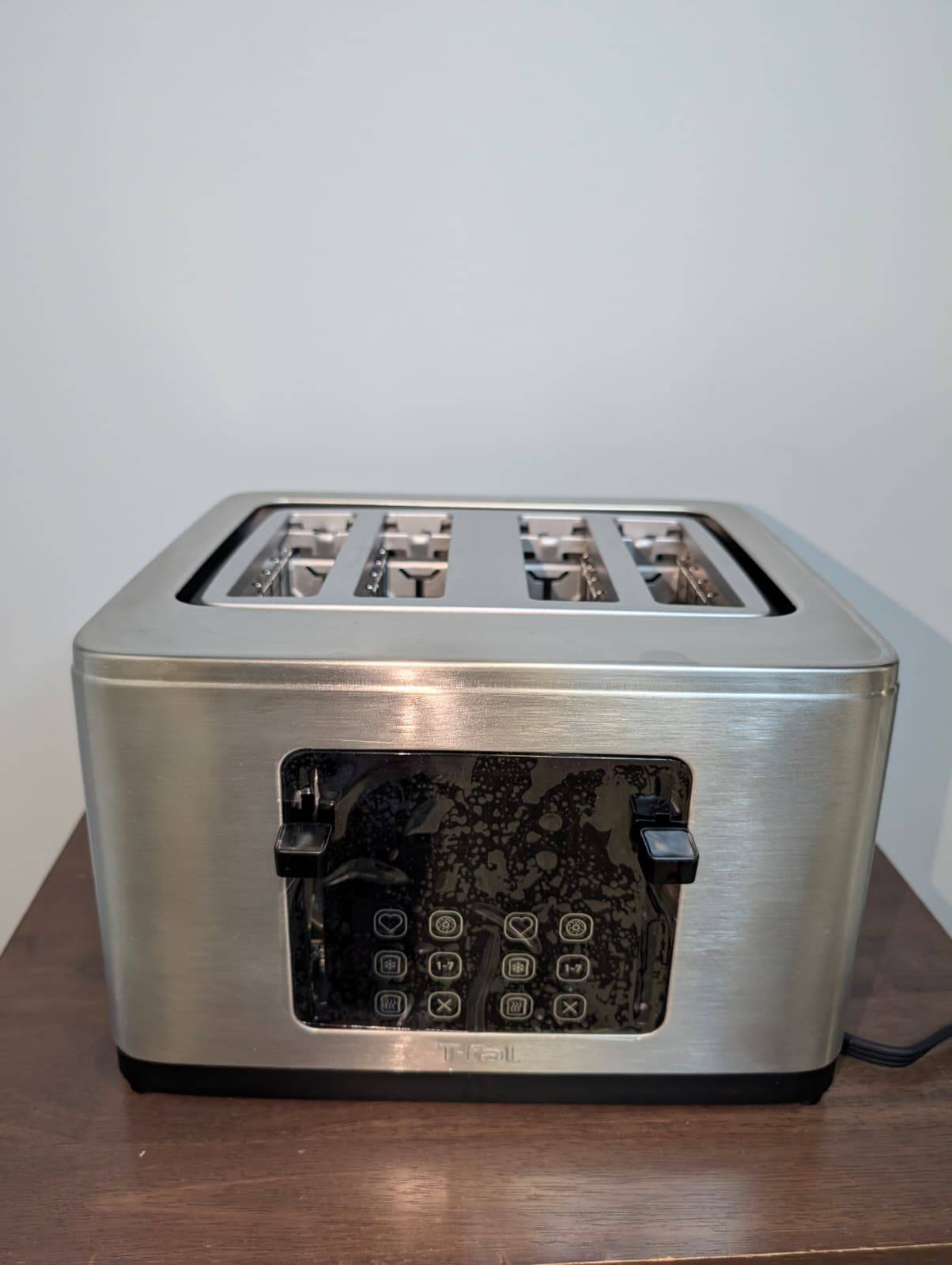 T-fal 4 Slice Digital Toaster | Stainless Steel | Touchscreen - photo 5