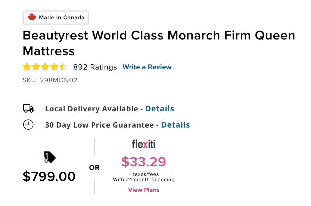 Beautyrest World Class Monarch Firm Queen Mattress - photo 5