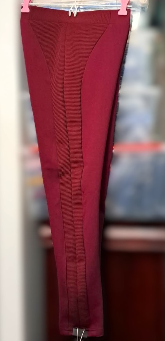 Reitmans Hyba Sculptor Active Dress Pants Burgundy Moto Design - photo 2