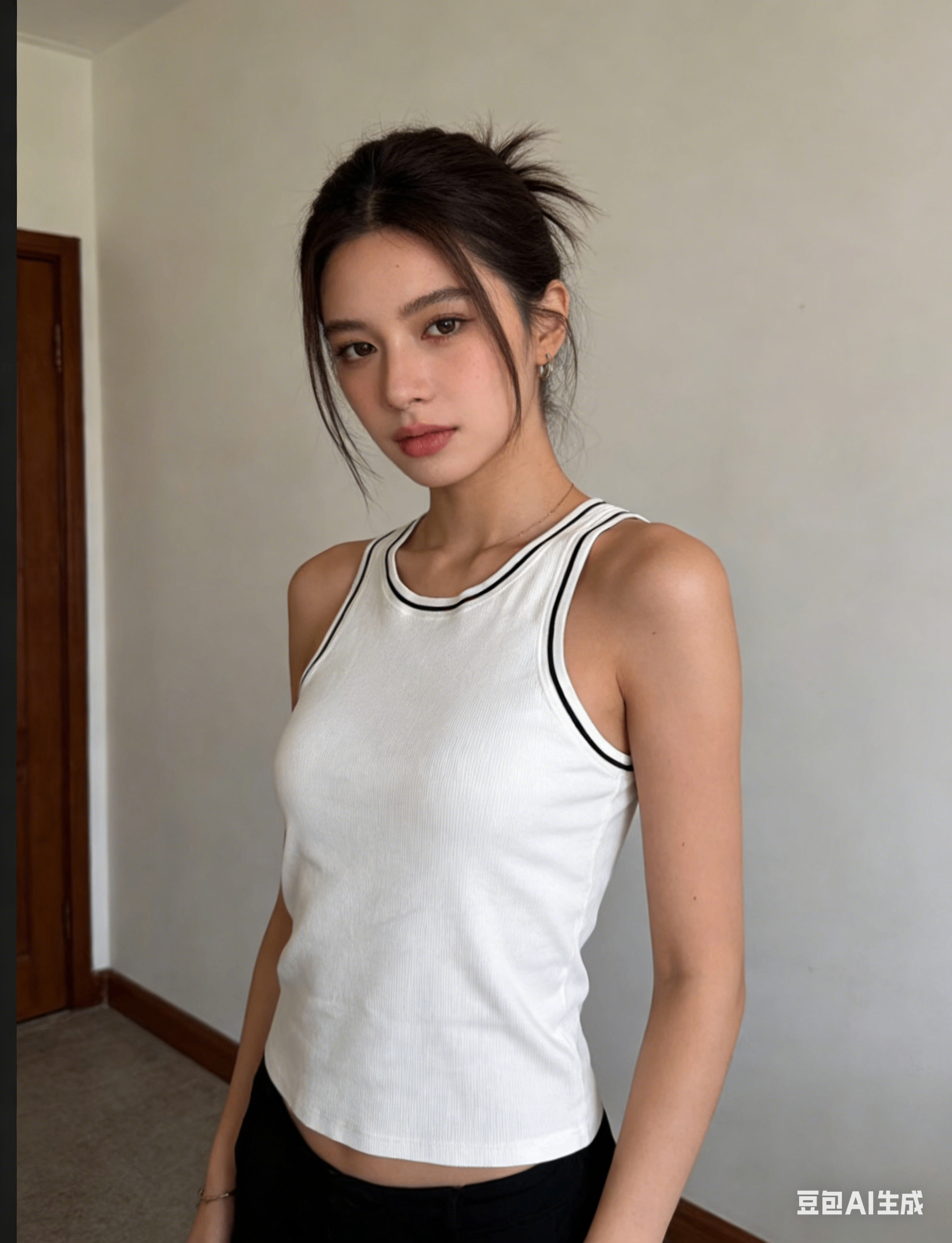 Uniqlo Ribbed Tank Top (Size L) – $5, Moving Sale!