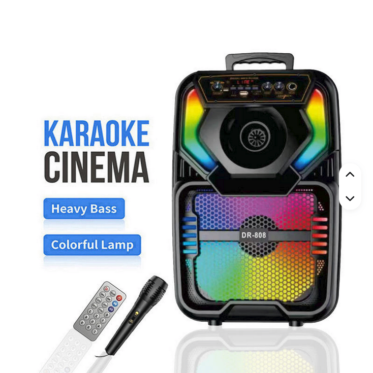 8" Inch Wireless Portable Multifunctional Trolley Speaker