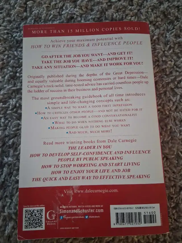 How to Win Friends & Influence People' by Dale Carnegie! - photo 2
