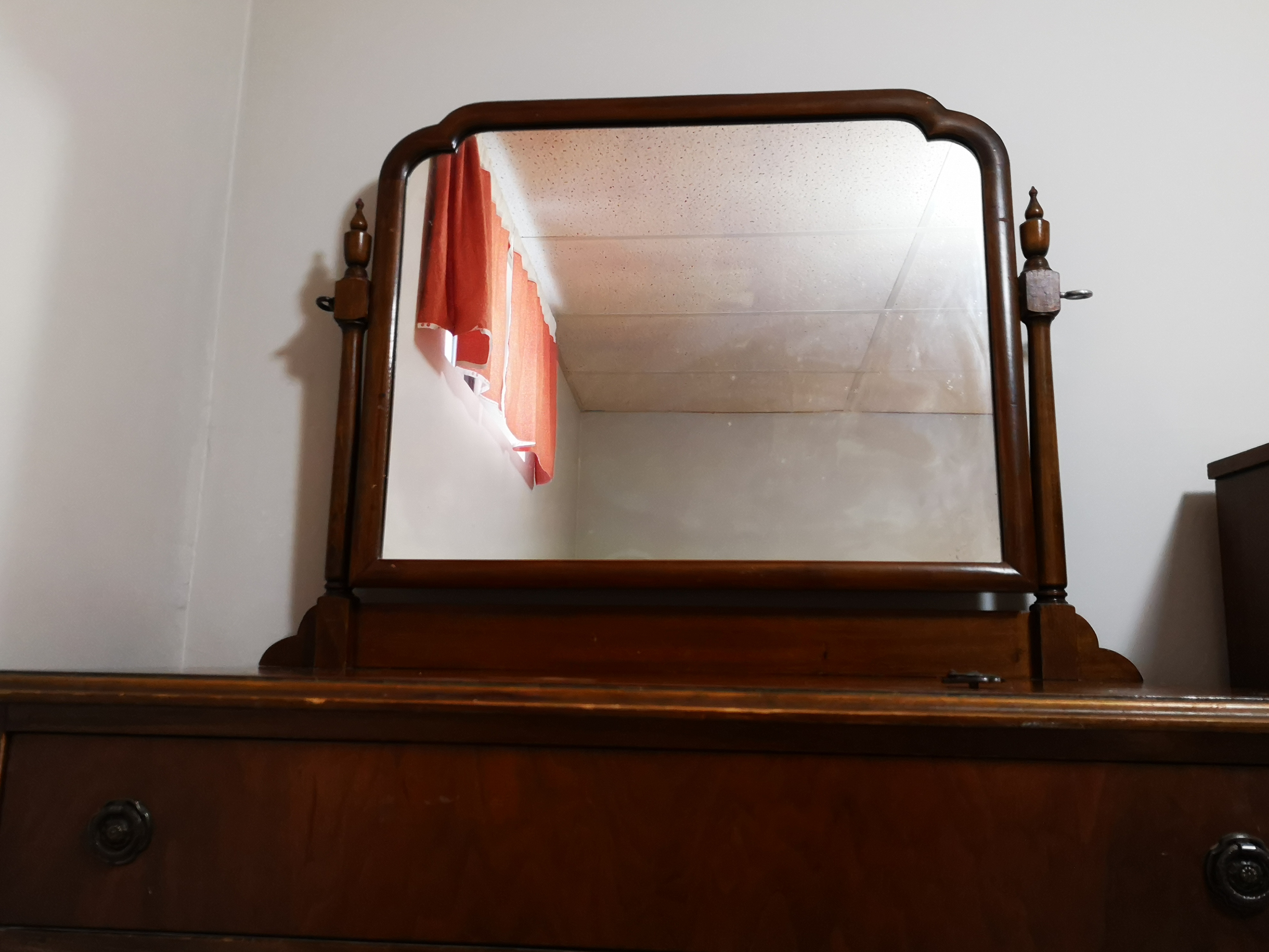 Wooden Dresser with Mirror - photo 3