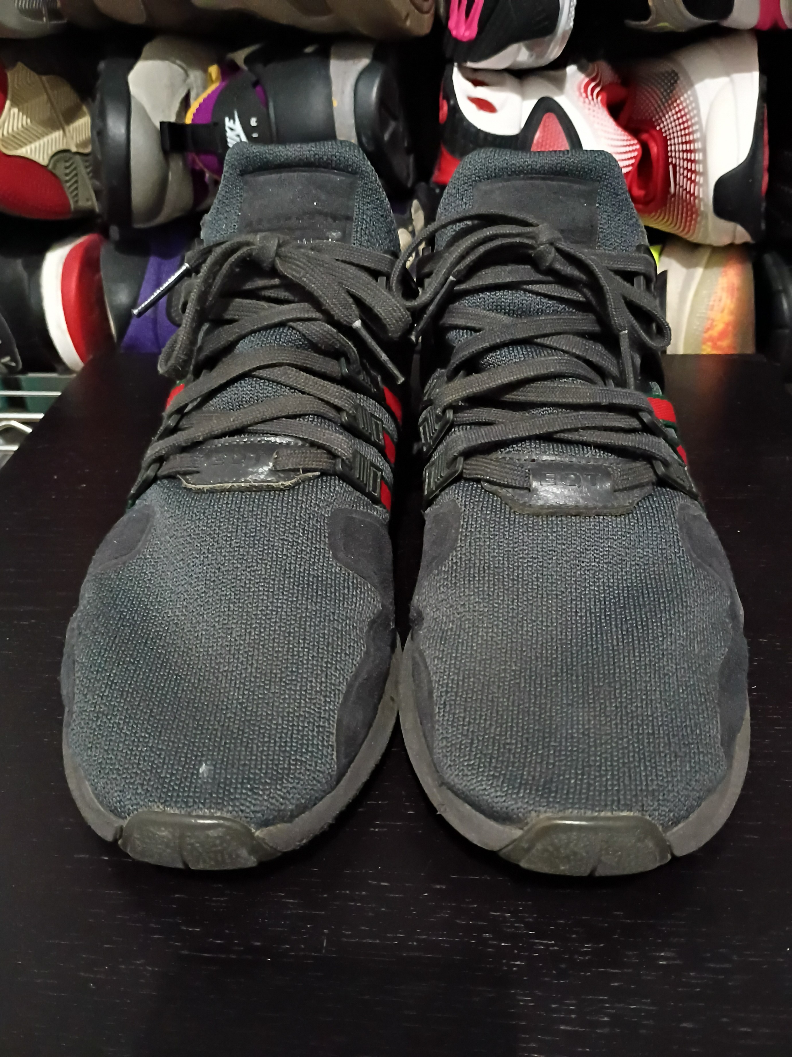Size 12 - Adidas EQT Support ADV Gray/Red - photo 3