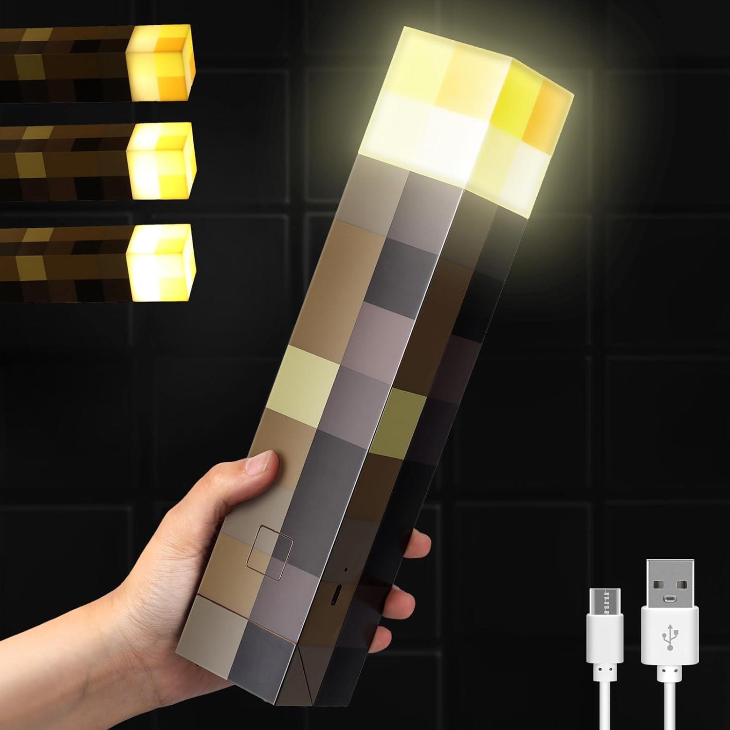 Torch with 3 Lighting Levels Rechargeable Wall Mount & Hand Held