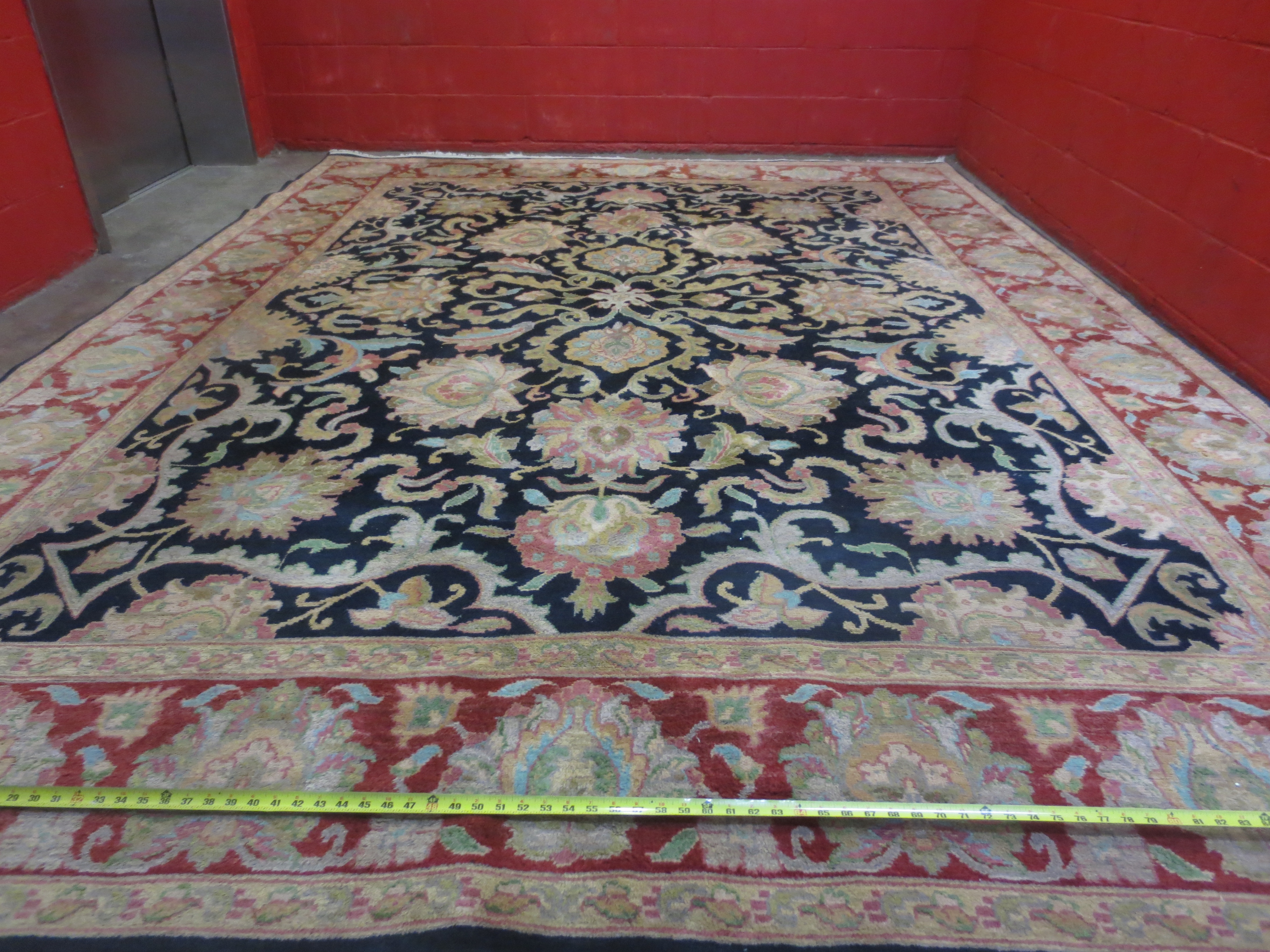 all-natural 100% wool rug - photo 3