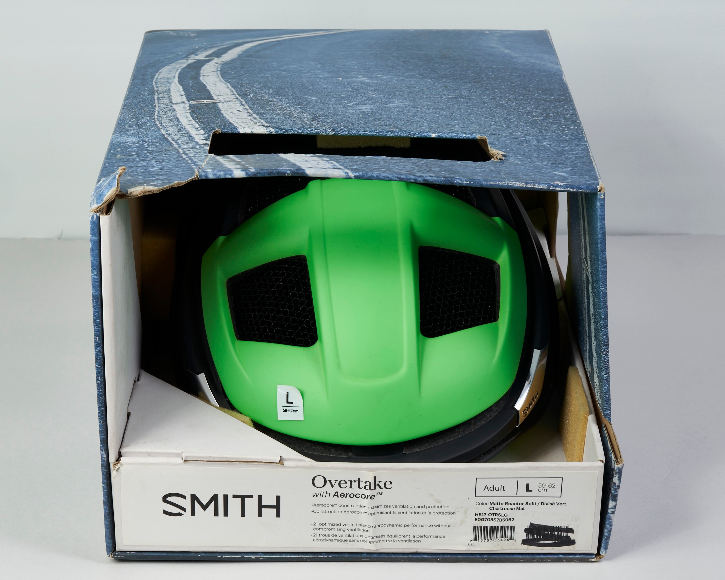 Smith Overtake Helmet - Matte Reactor Split - Size L - photo 5