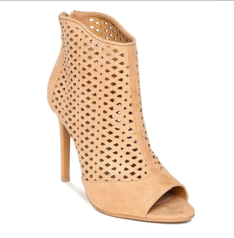 Suede Heels - Size 6