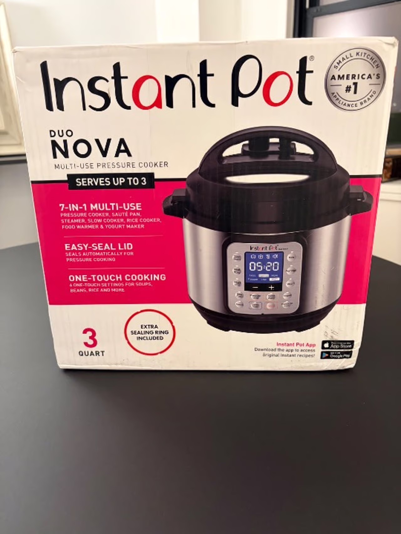 NEW IN OPEN BOX Instant Pot Duo Nova 7-in-1 Multi-Cooker [3 QT] - photo 2