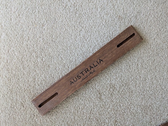 Boomarang tabletop Decor Wooden Aboriginal Australian - photo 3