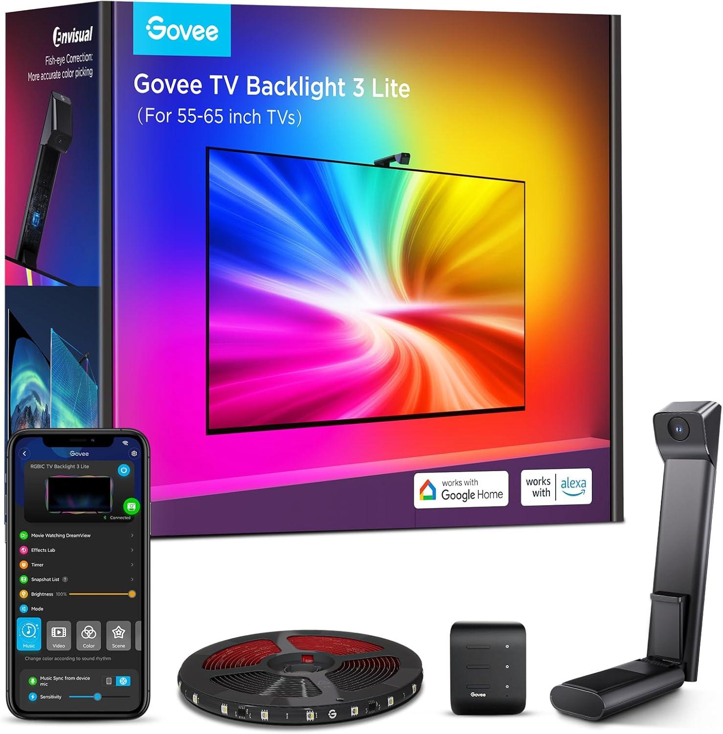 Govee RGBIC TV Backlight 3 Lite – Smart LED Kit (55–65")
