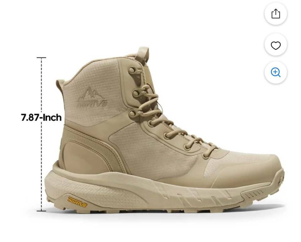NORTIV 8 Men's Ankle High Hiking Boots(US 8)