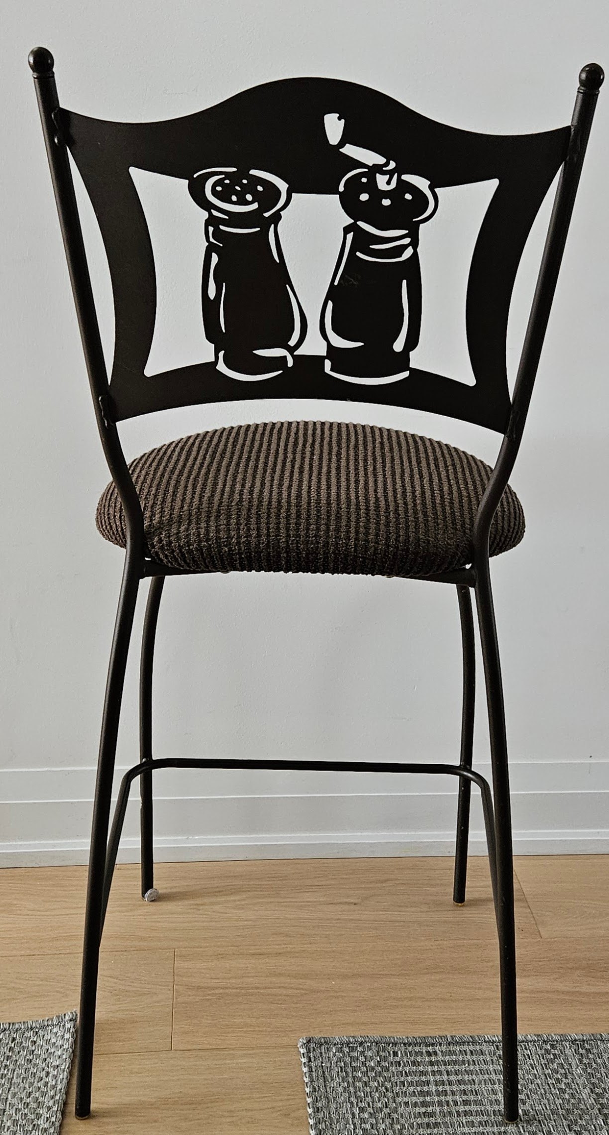 Bistro Chairs with Salt & Pepper Shaker Design ($30 for both) - photo 5