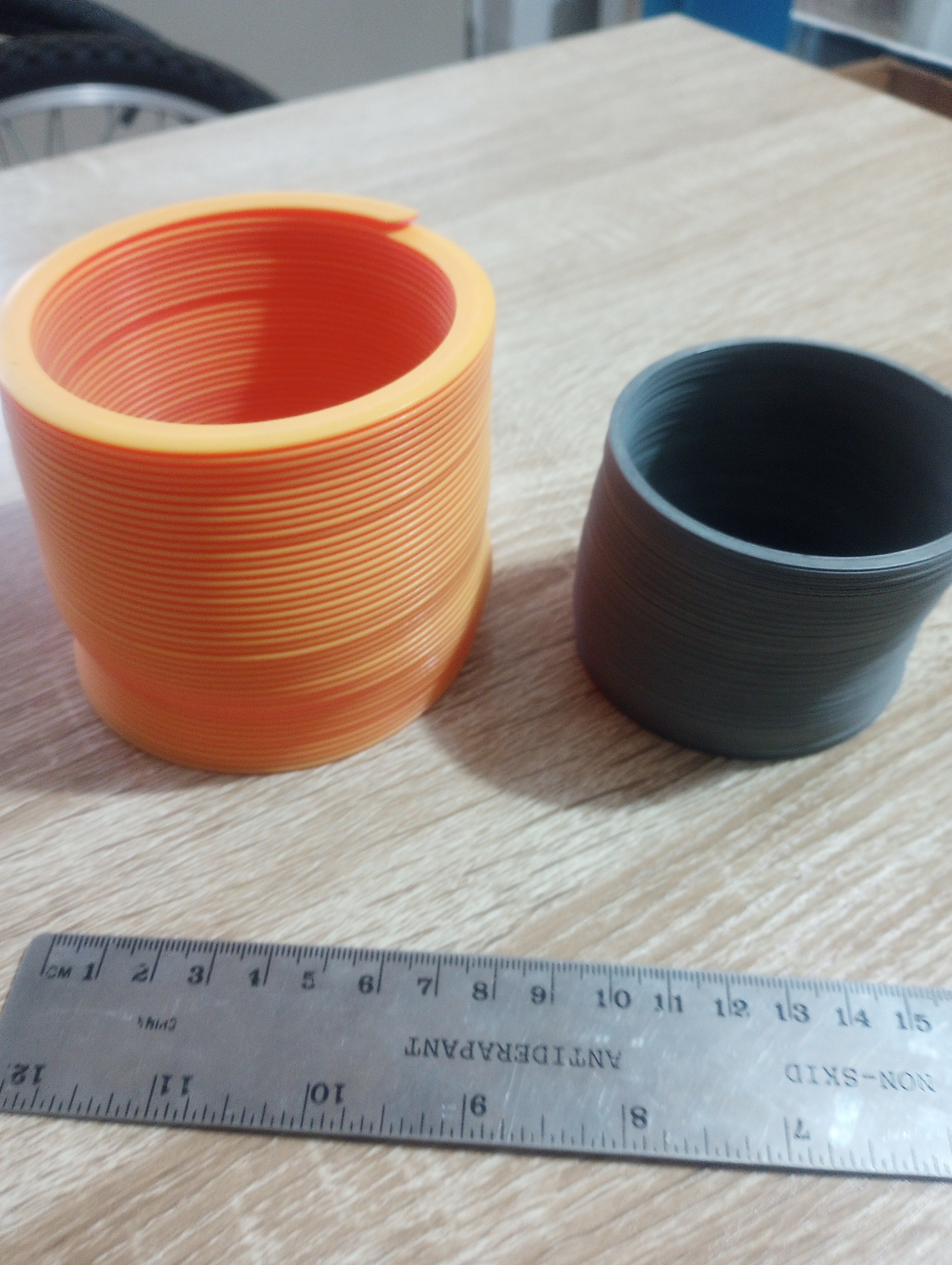Metal (Heavy) and Plastic Slinky Spring Toy