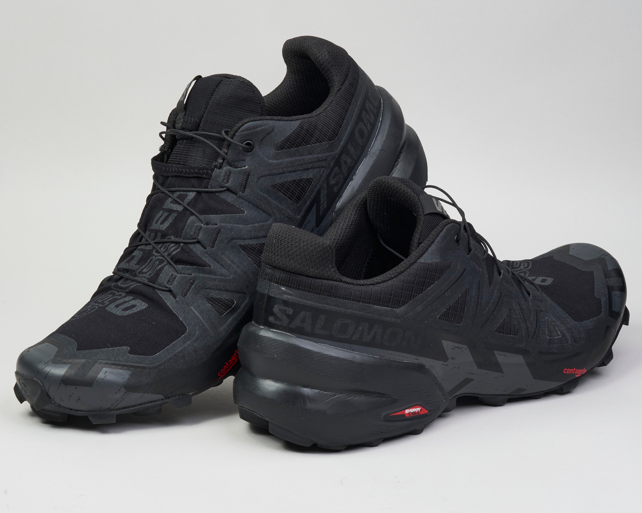 SALOMON SPEEDCROSS 6 Mens Shoes Size Black Trail Running Hiking - photo 5