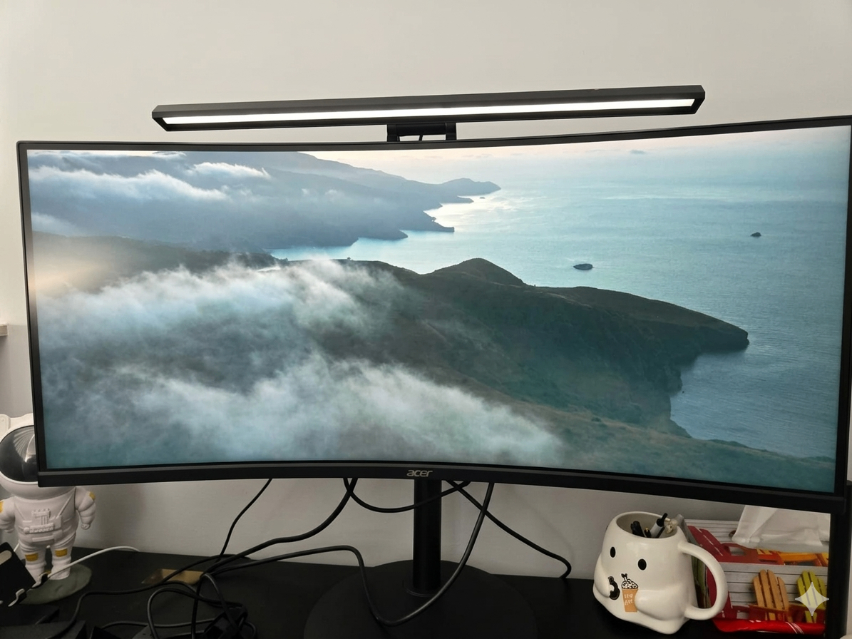 Acer Nitro 34" Curved UltraWide 4K Gaming Monitor – Like New! - photo 3